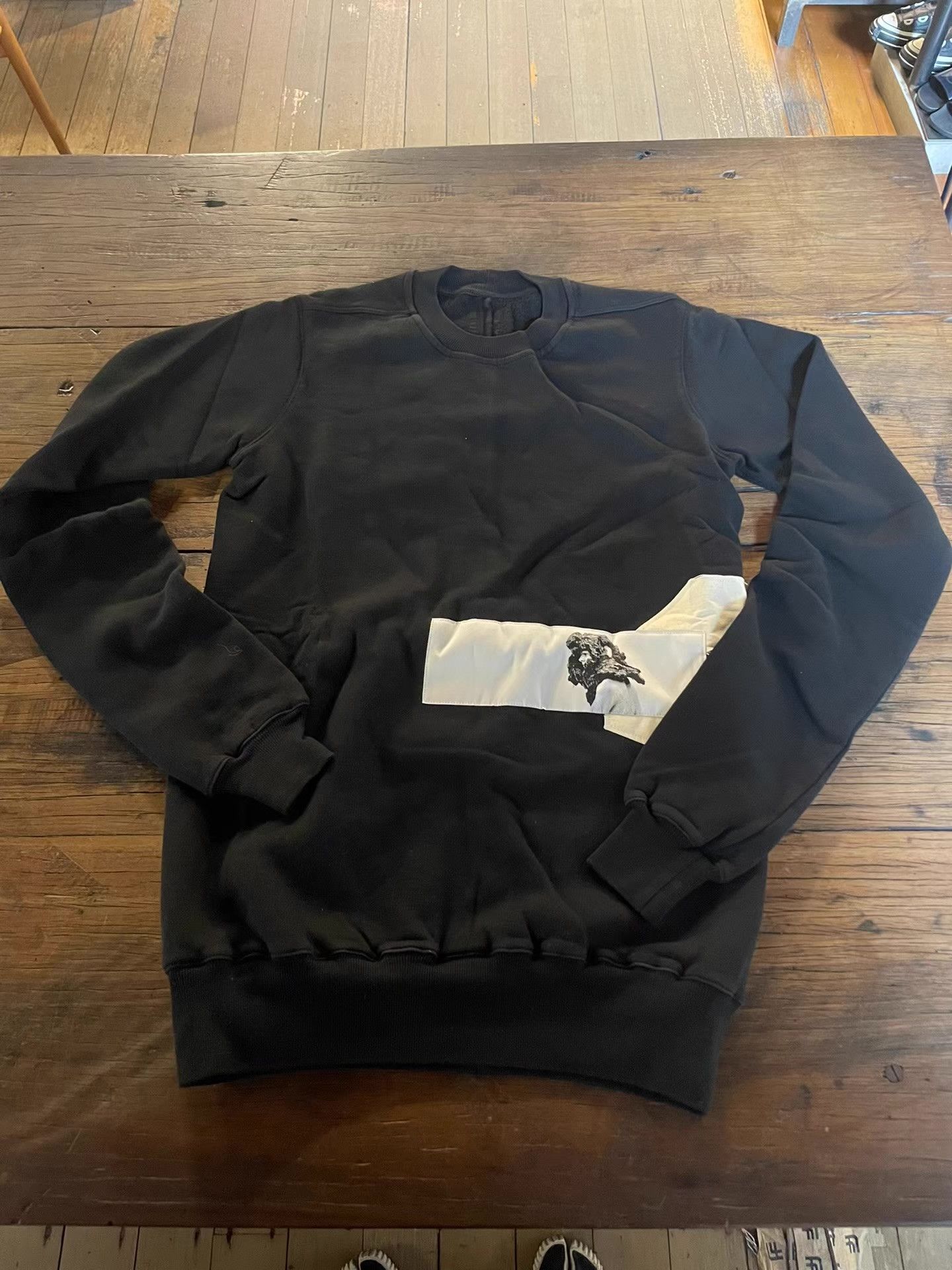 Rick Owens Drkshdw DRKSHDW 17SS women’s black witch patch sweatshirt Ｑ25 Size US XS / EU 42 / 0 - 1 Thumbnail