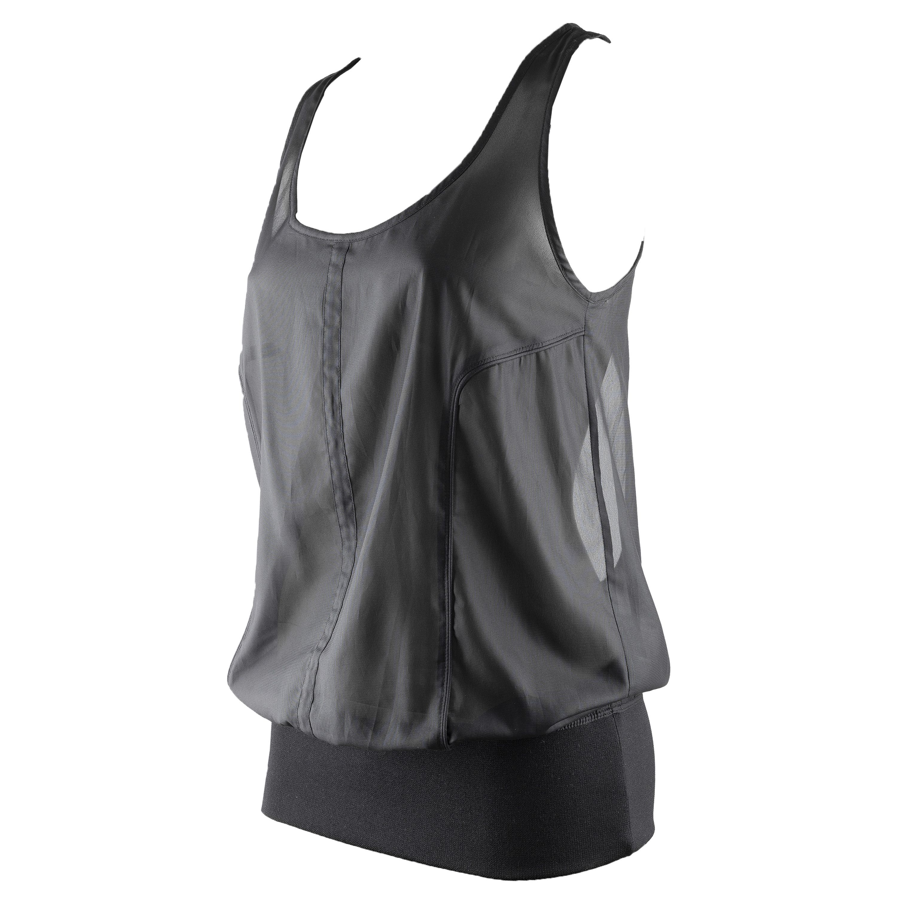 Diesel Diesel See-Through Black Mesh Tank Top (XS) Size XS / US 0-2 / IT 36-38 - 1 Thumbnail