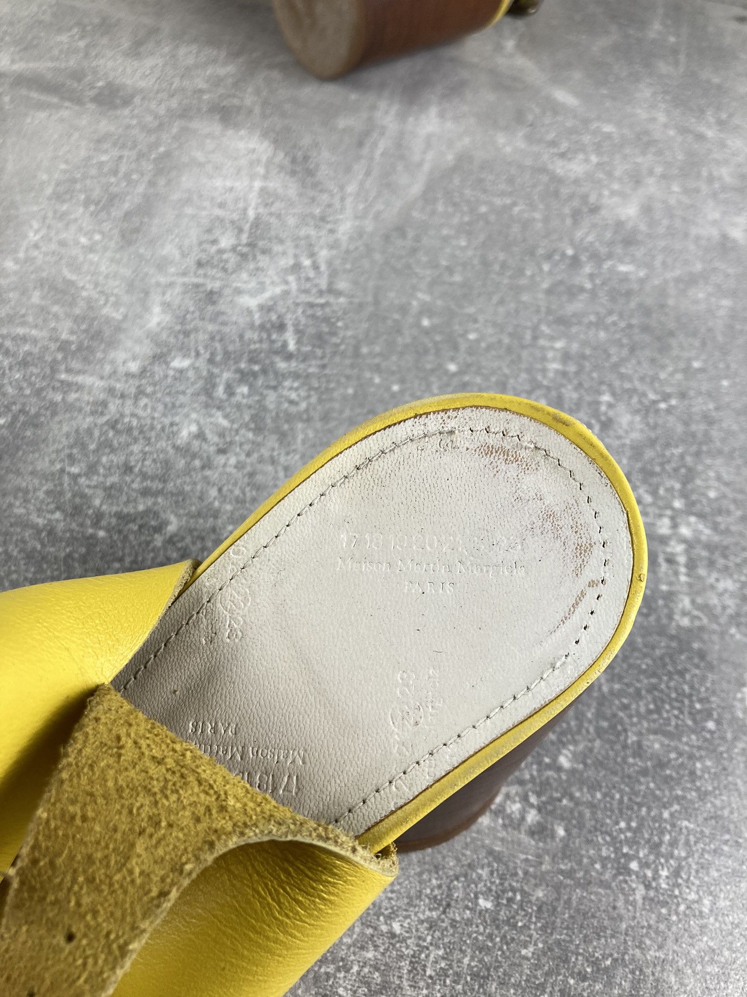 Maison Margiela Maison Margiela vintage yellow leather heel sandals Size US 7.5 / IT 37.5 - 11 Thumbnail