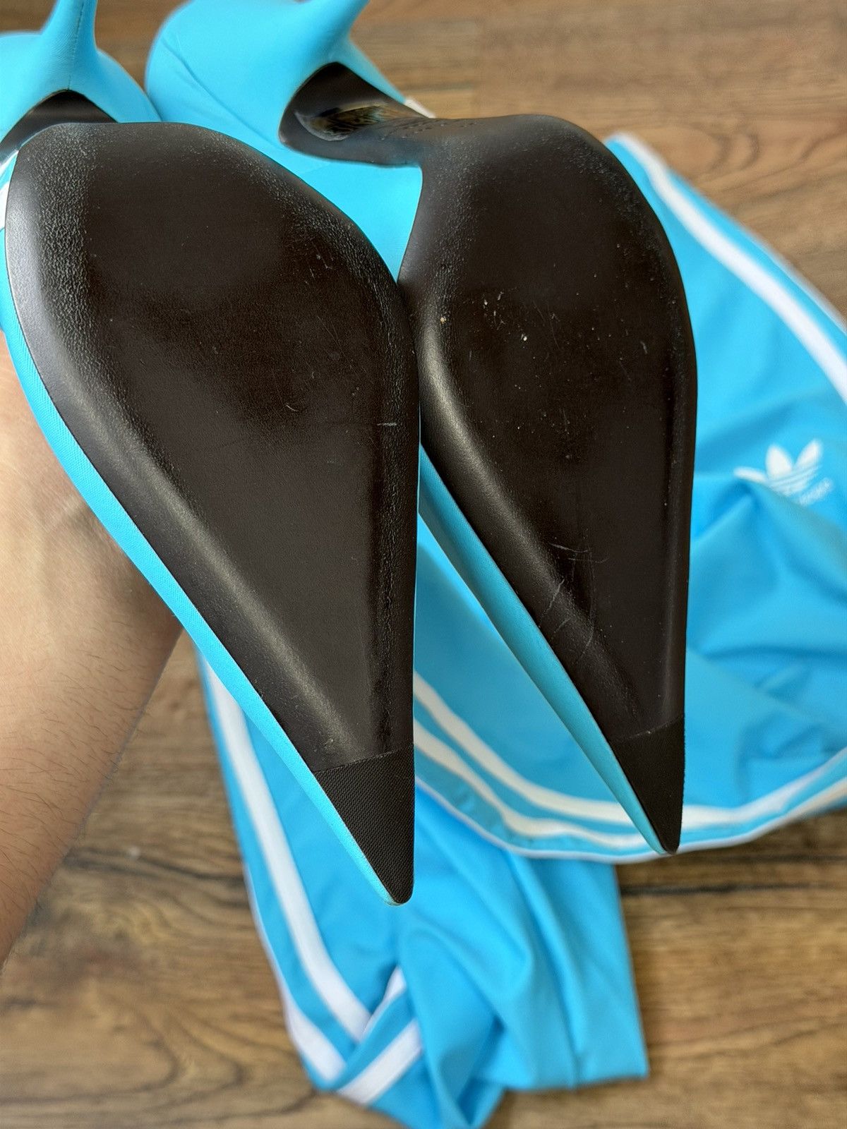 Adidas × Balenciaga Balenciaga x Adidas Pantashoes Blue Size 38 / S NWT Heels Size US 8 / IT 38 - 12 Thumbnail
