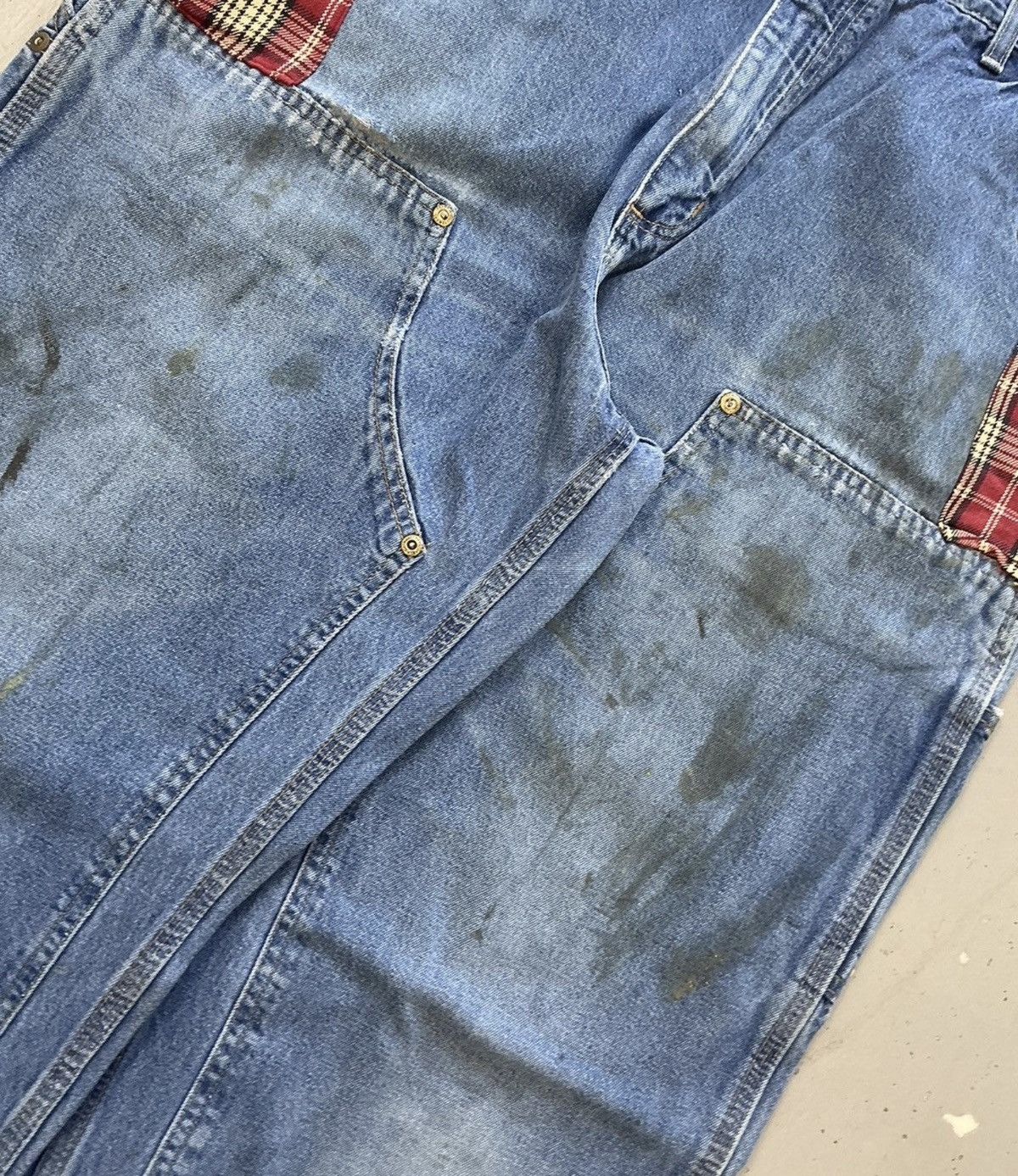 Carhartt Vintage super thrashed carhartt double knee denim Size US 34 / EU 50 - 6 Thumbnail