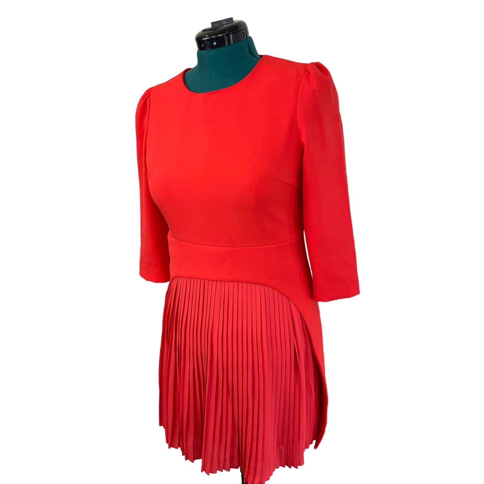 Other CC&DD Red Pleated Dress, Size M Size M / US 6-8 / IT 42-44 - 1 Thumbnail