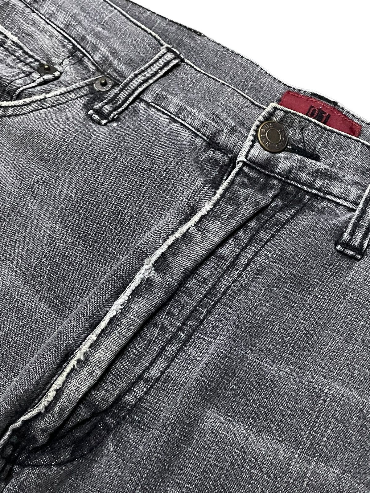 5351 POUR LES HOMMES × GOSTAR DE FUGA × Japanese Brand Nylaus 0125 Japan Patchwork Reconstructed Denim Jeans Size US 32 / EU 48 - 13 Thumbnail