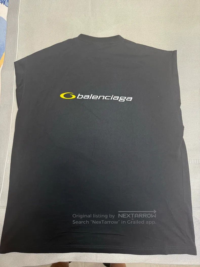 Balenciaga Balenciaga Black and Yellow Circle Logo Embroidered Short Size US M / EU 48-50 / 2 - 2 Thumbnail