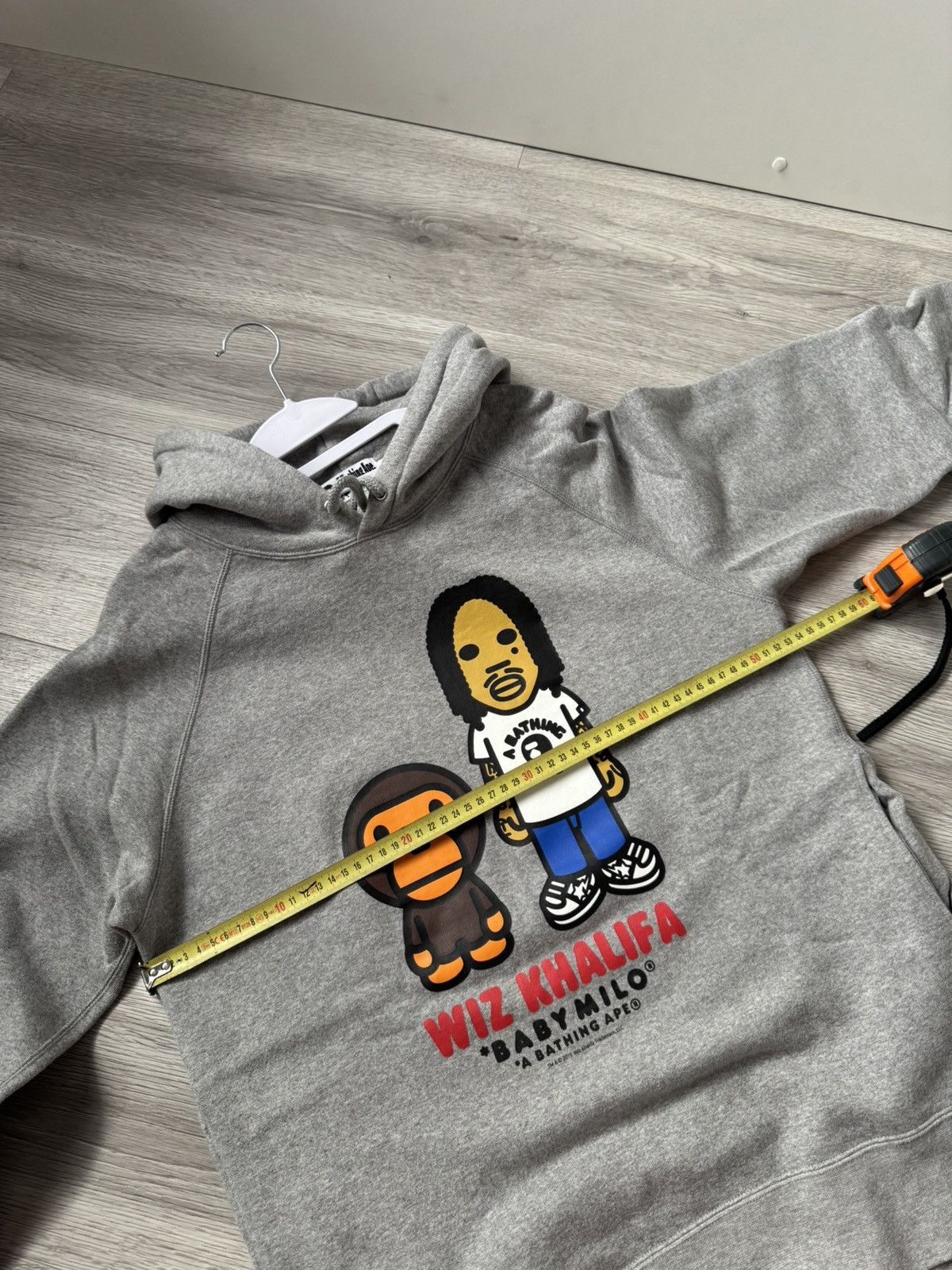 Bape Bape x Wiz Khalifa Baby Milo Logo Pullover Hoodie Size US XL / EU 56 / 4 - 6 Thumbnail
