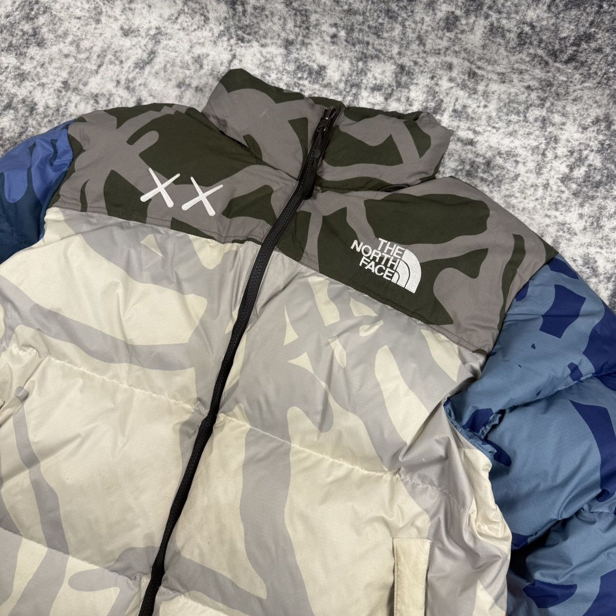 Kaws × The North Face The North Face x KAWS Retro Nuptse Jacket 'Moonlight Ivory' Size US XL / EU 56 / 4 - 2 Thumbnail