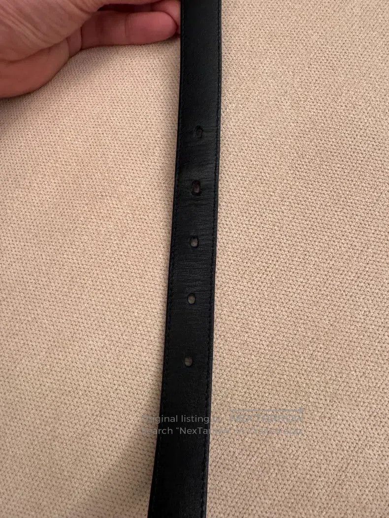 Saint Laurent Paris Saint Laurent Paris size 85 Black silver belt Size ONE SIZE - 6 Thumbnail