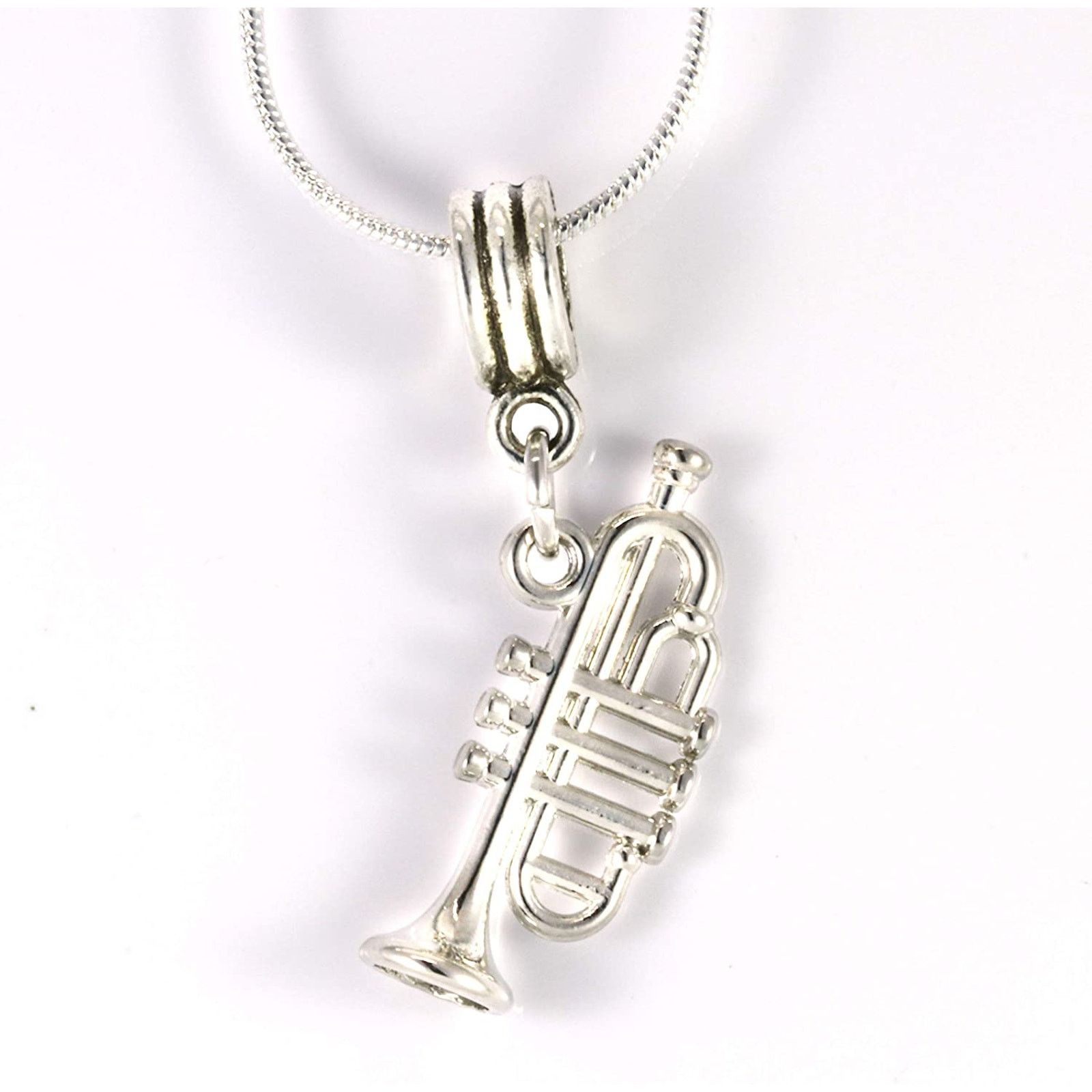 & Other Stories Trumpet Necklace - Trumpet Pendant Music Musical Instrument Size ONE SIZE - 2 Thumbnail