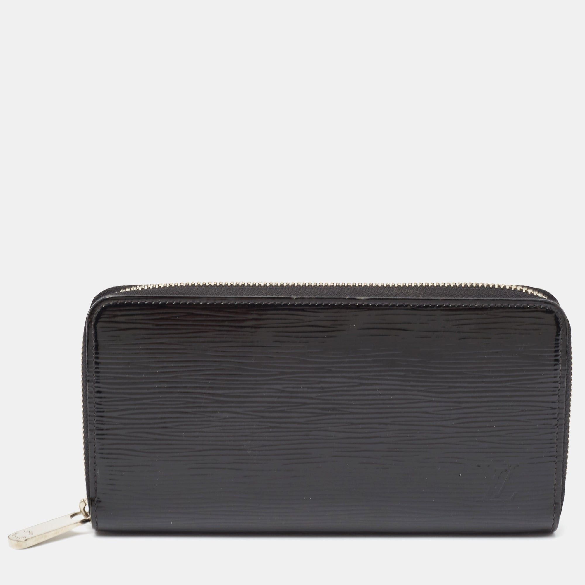 image of Louis Vuitton Black Epi Electric Leather Zippy Wallet, Women's