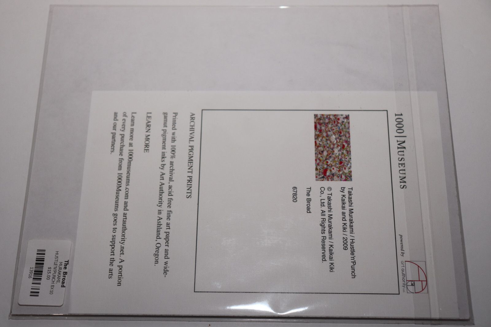 Takashi Murakami Takashi Murakami Hustle'n'Punch Mini Poster 8" x 10" Print Size ONE SIZE - 7 Thumbnail