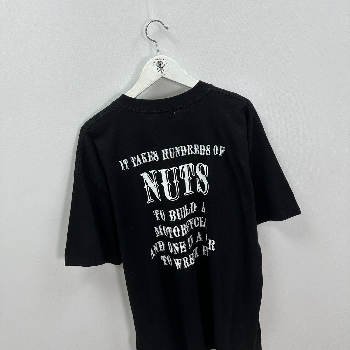 Vintage Vintage 00s Car Crash Motorcycle humor tee Hundred of Nuts Size US XL / EU 56 / 4 - 2 Thumbnail