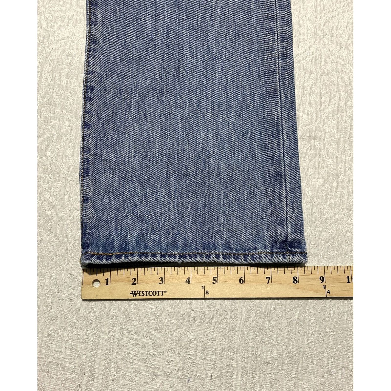 Levi's VINTAGE Levi's 501 Jeans Mens 36x29 Blue Button Fly Straight Leg Denim Cotton Jeans Men 501 Retro style Mens Size US 36 / EU 52 - 7 Thumbnail
