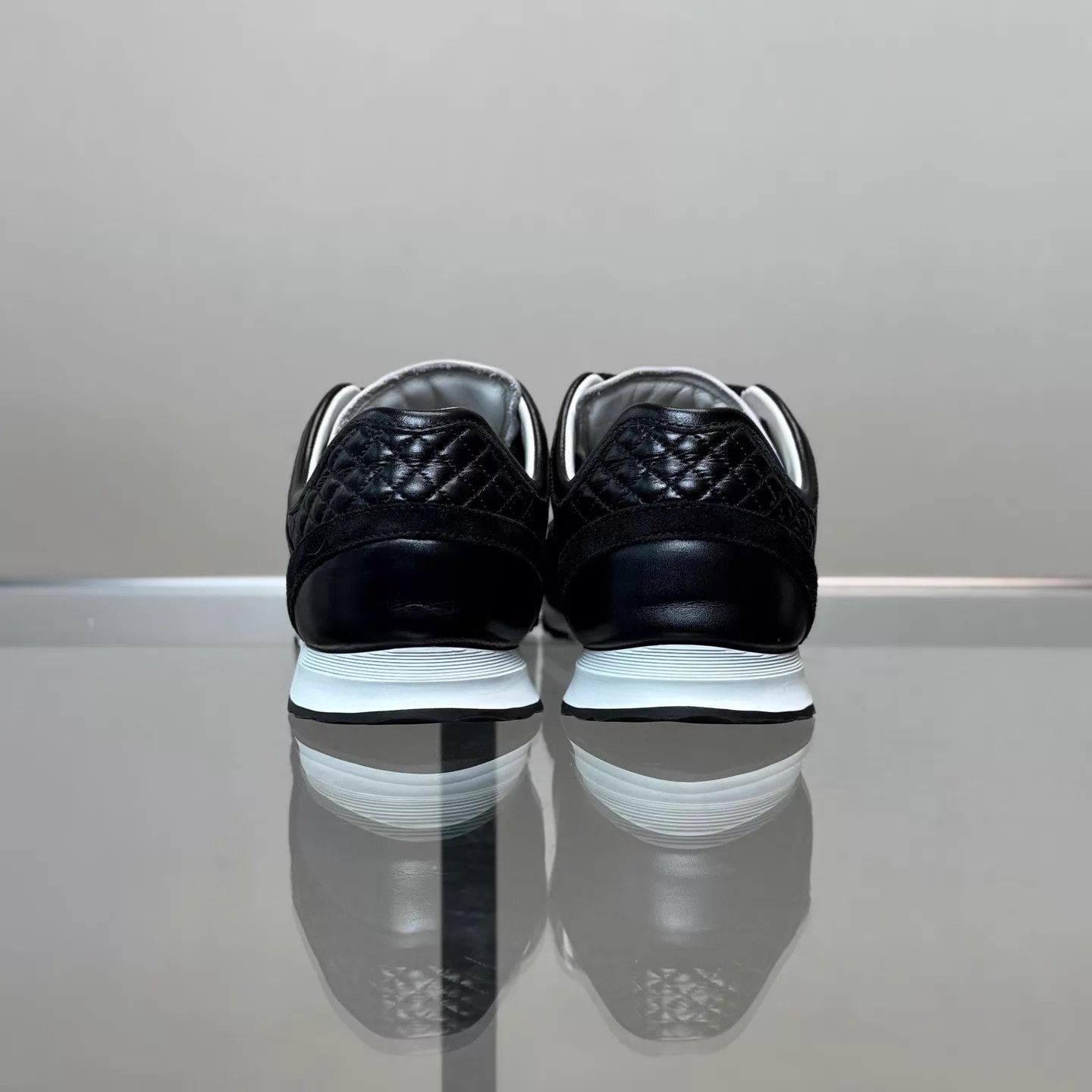 Chanel CHANEL 25K Black CC Deerfield Sneaker 37.5 99 Size US 7 / IT 37 - 4 Thumbnail