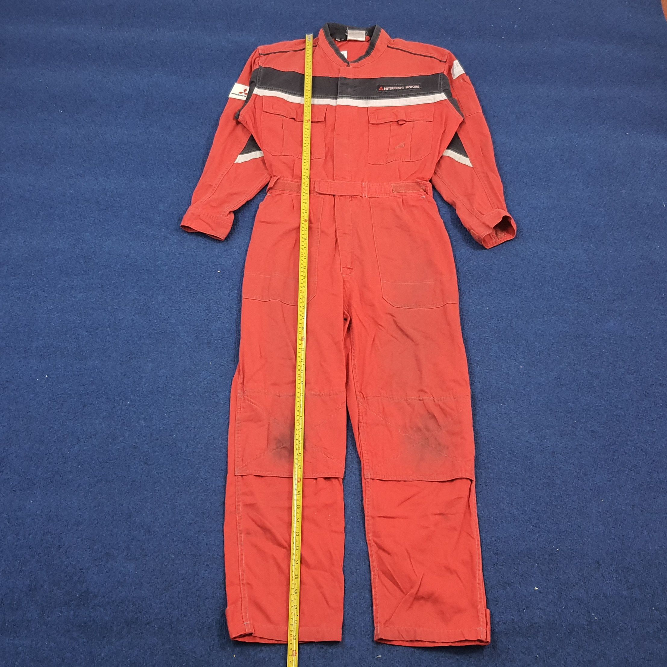 Japanese Brand × Vintage Vintage Ralli Art Mitsubishi Motors Japan Workwear Coverall Size US M / EU 48-50 / 2 - 4 Thumbnail