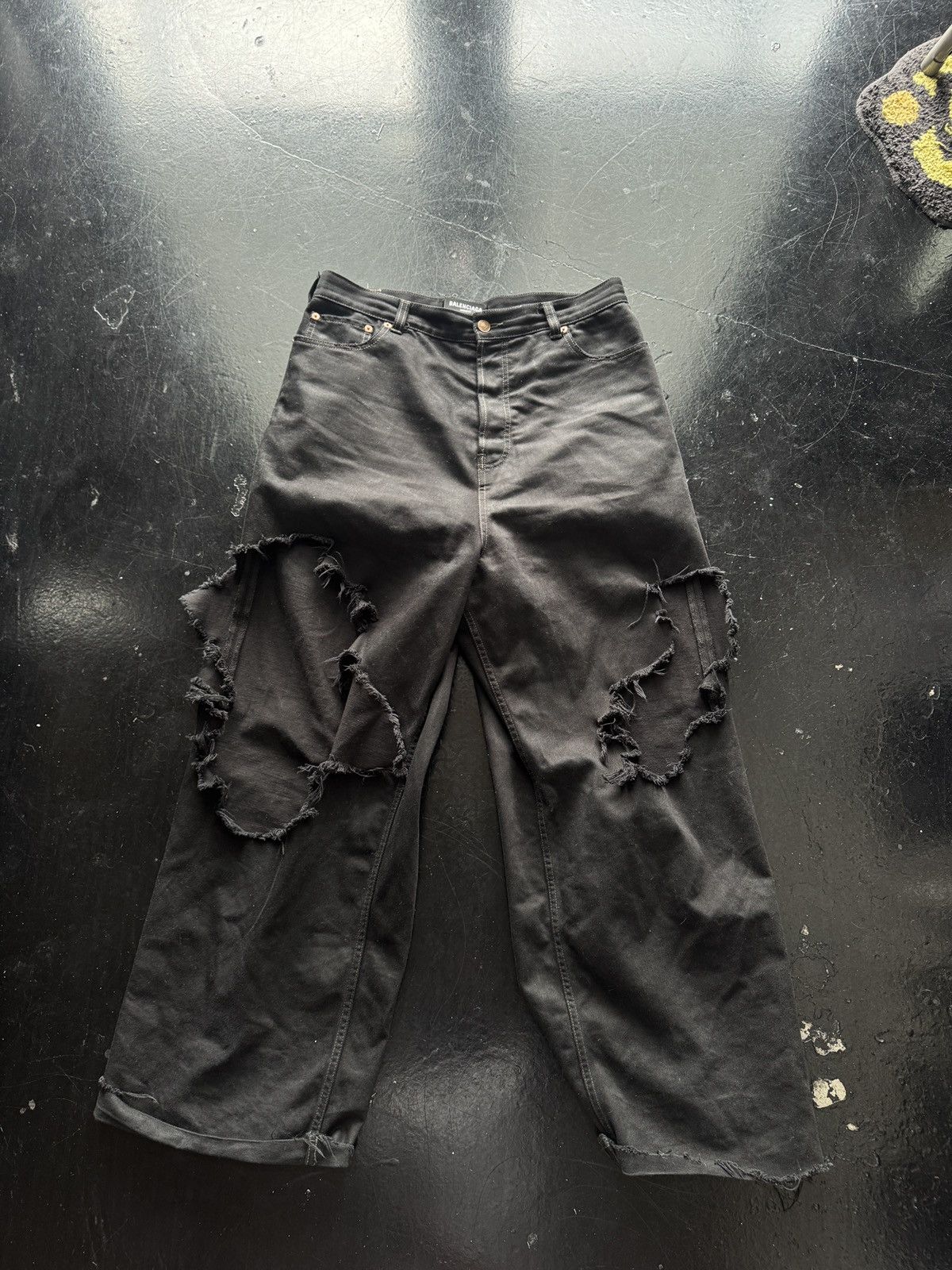 Balenciaga ‘21 afterworld Runway Destroyed Boxer Denim Size US 36 / EU 52 - 1 Thumbnail