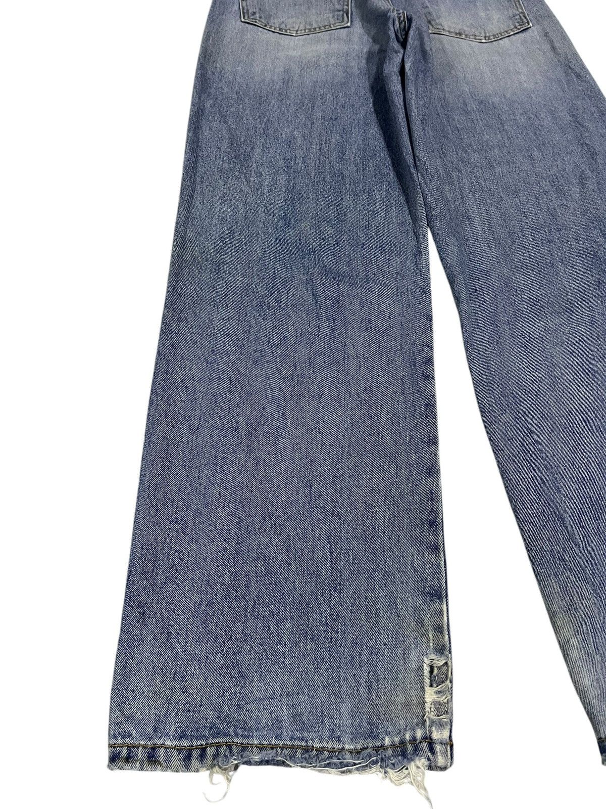 If Six Was Nine × Japanese Brand × Le Grande Bleu (L.G.B.) BAGGY💥 JAPANESE BRAND Y2K WASHED BLUE DENIM PANTS Size US 29 - 10 Thumbnail