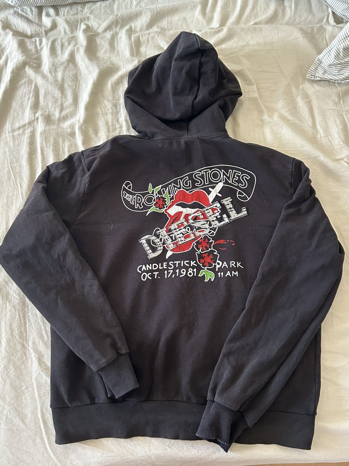 Diesel Archive Hoodie – Rolling Stones Candlestick Park 1981