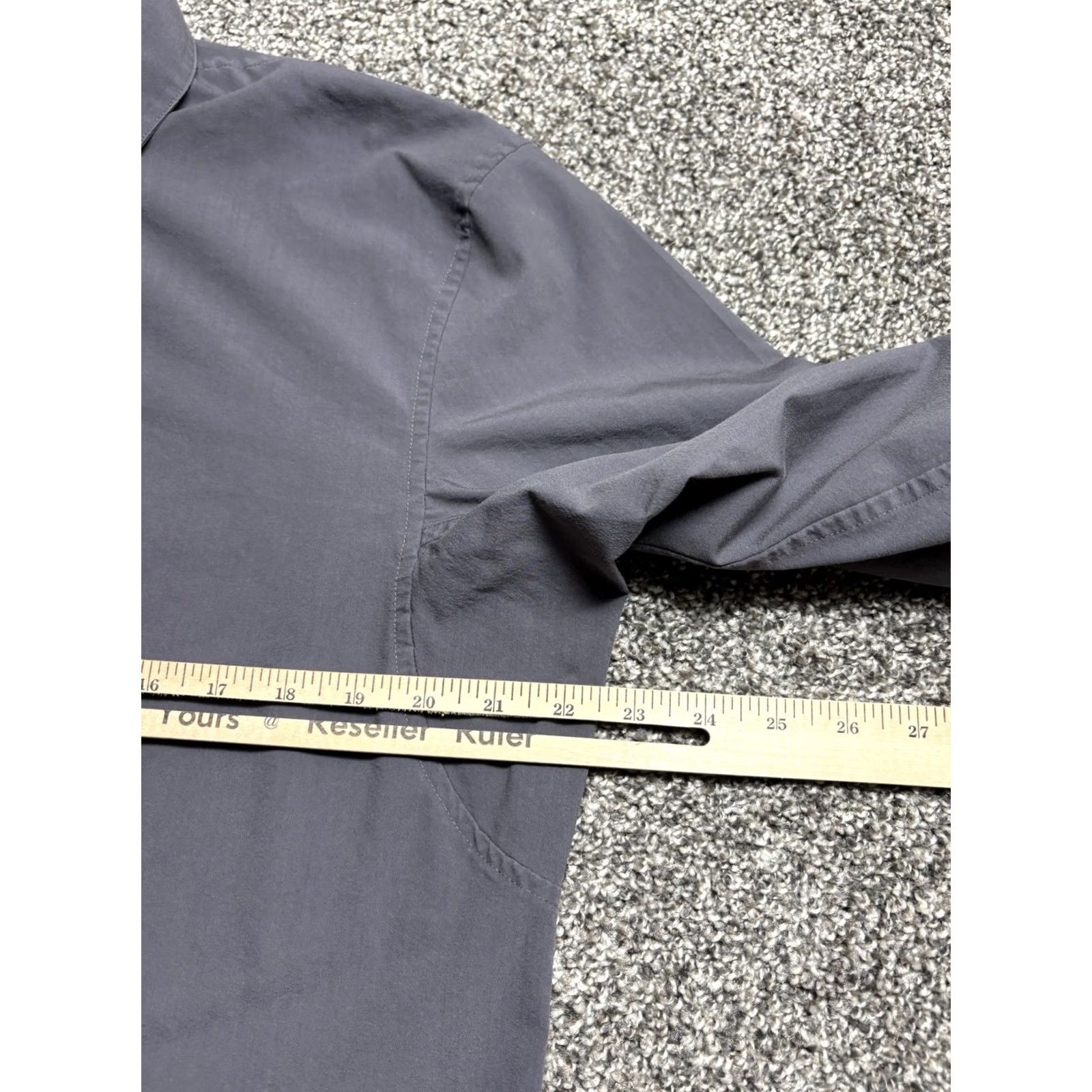 Lululemon Lululemon Shirt Mens Large Gray Commission Collared Button Up Long Sleeve Size US L / EU 52-54 / 3 - 7 Thumbnail
