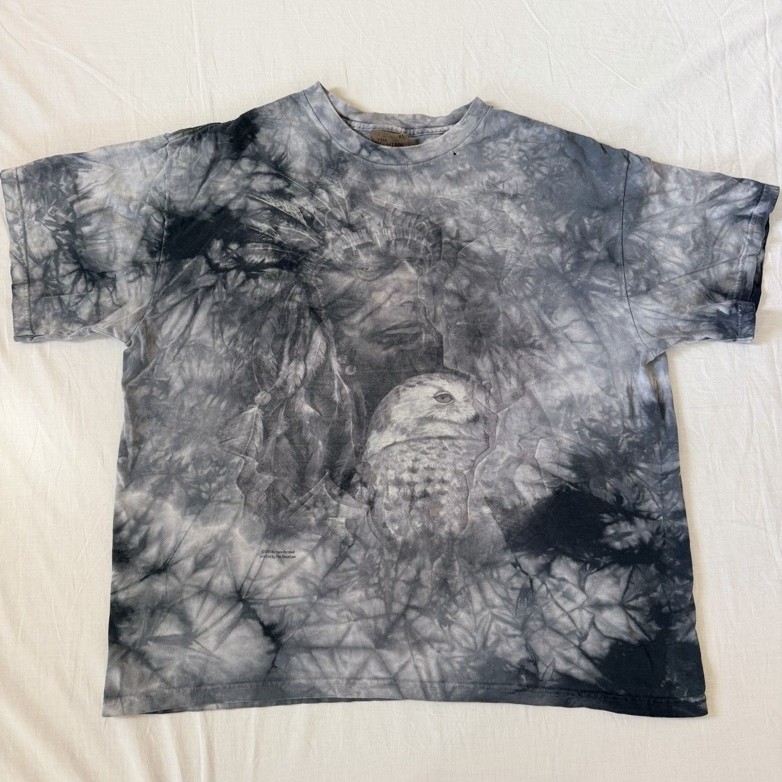 Other Vtg Mountain 1997 Norman Marshall Native American Owl Tee XL Size US XL / EU 56 / 4 - 4 Thumbnail