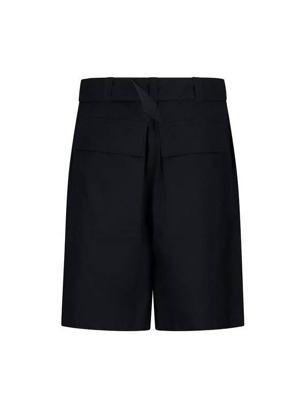 Jil Sander o1loc1c0426 Cotton Shorts in Black Size US 36 / EU 52 - 2 Thumbnail
