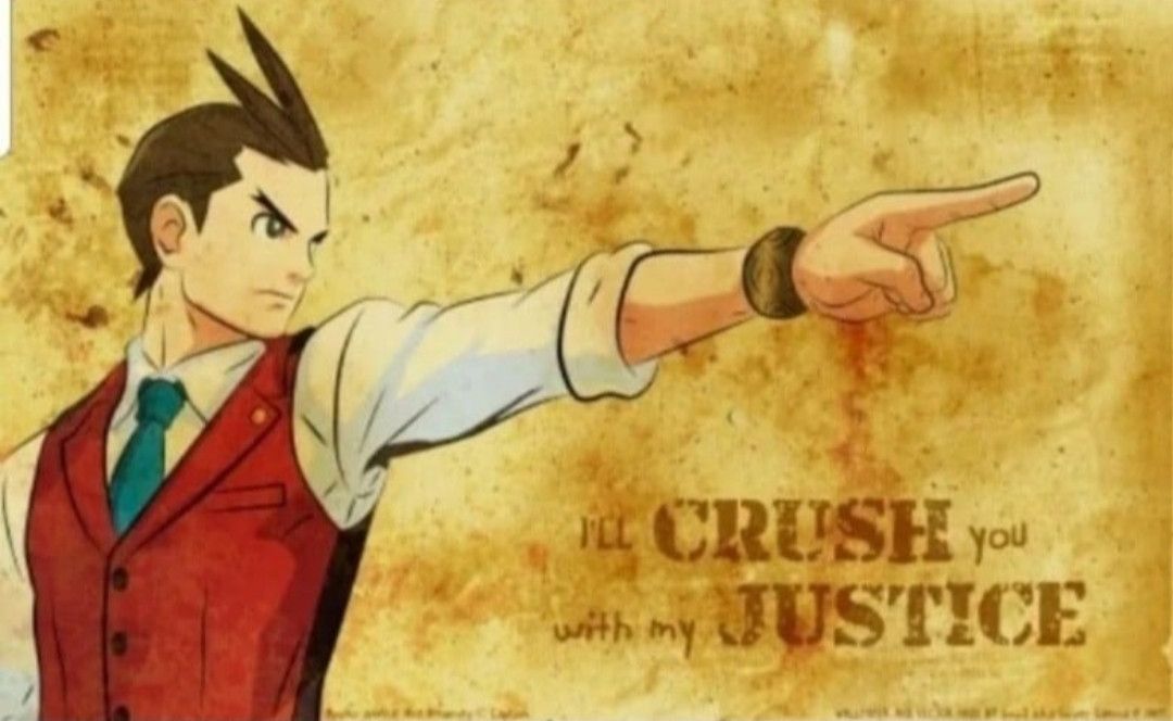 Other RARE ACE ATTORNEY ANIME T-SHIRT JAPANESE TEXT PLUS 3XL Size US XXL / EU 58 / 5 - 2 Thumbnail