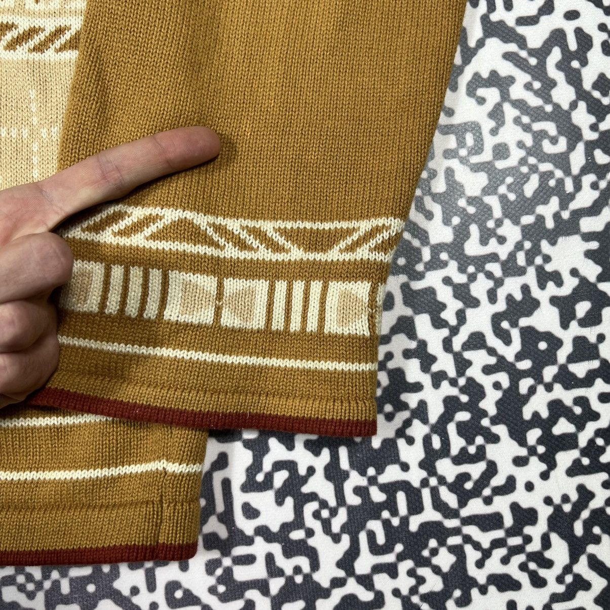 Gudrun Sjoden Vintage Y2K Gudrun Sjoden Retro Aztec Knitted Boxy Sweater Size L / US 10 / IT 46 - 14 Thumbnail