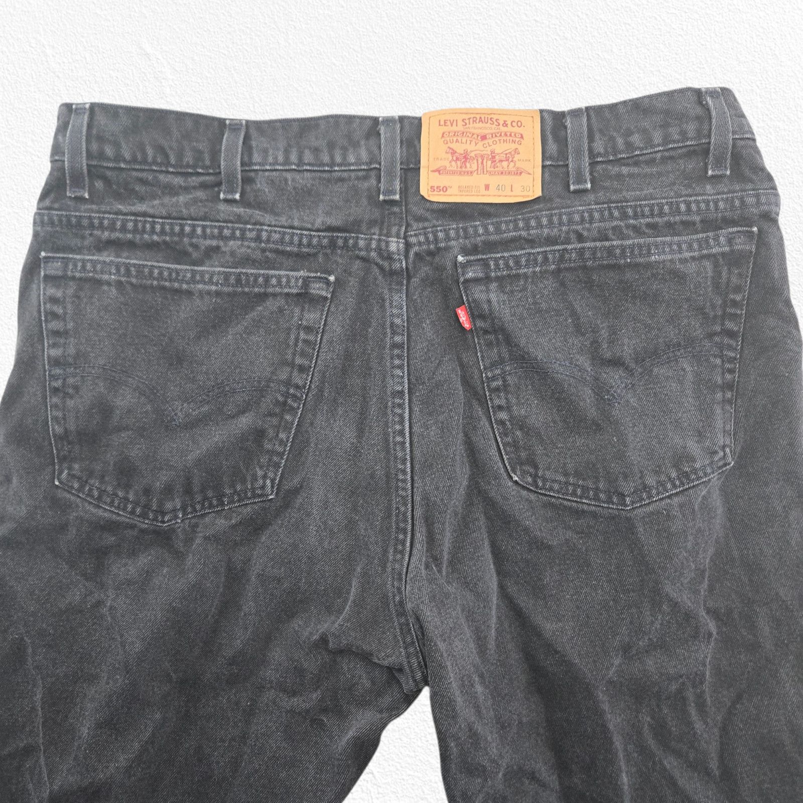 Levi's 1995 Levi's 550 Black USA Jeans Size 36 Size US 36 / EU 52 - 10 Thumbnail