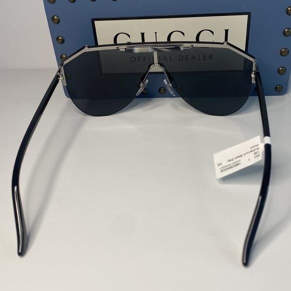 Gucci New - GUCCI Metal Rimless Square Sunglasses GG0291S Black Go Size ONE SIZE - 12 Thumbnail