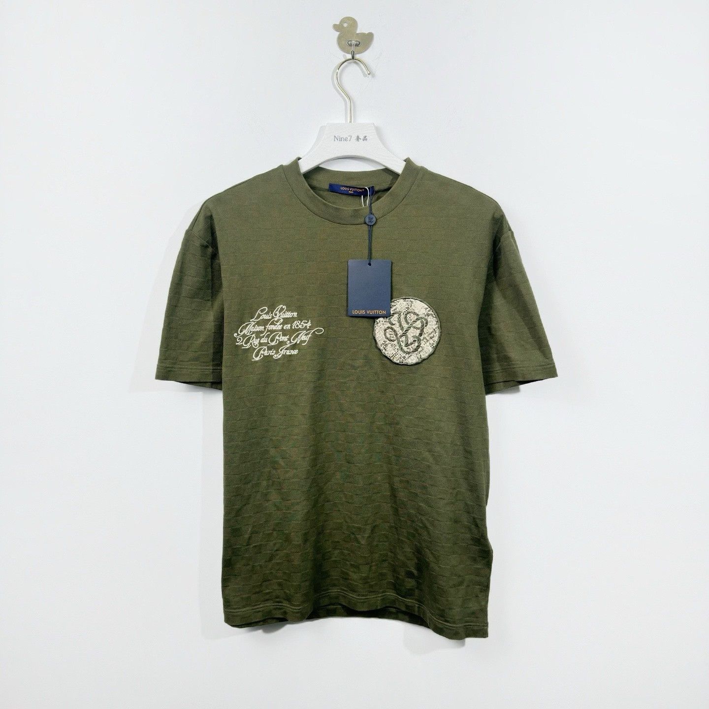 Louis Vuitton Louis Vuitton 2025 Damier Embroidered Logo T-shirt Size US M / EU 48-50 / 2 - 1 Thumbnail