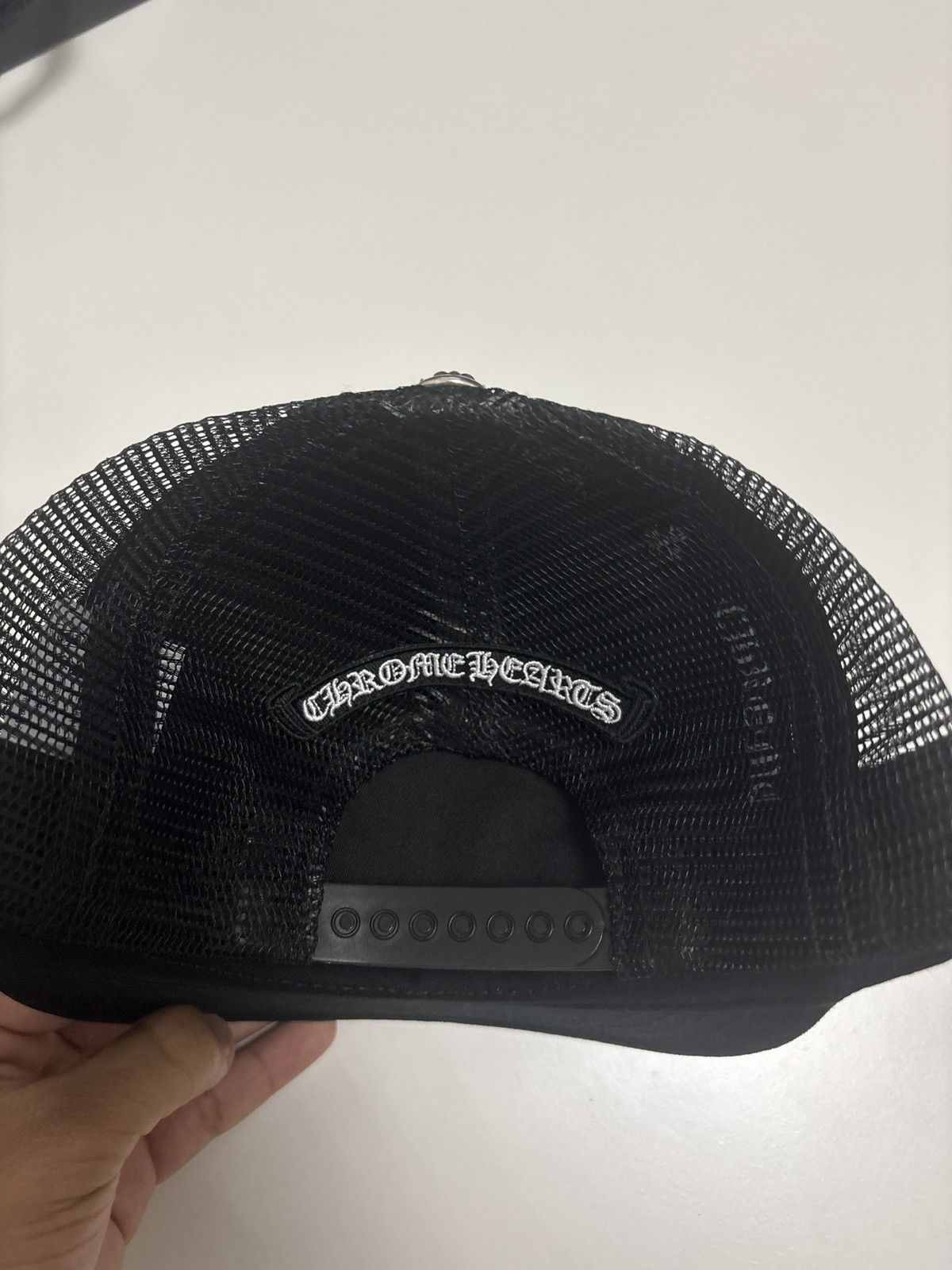 Chrome Hearts Chrome Hearts Triple Cross Patch Trucker Leather Cross Size ONE SIZE - 3 Thumbnail