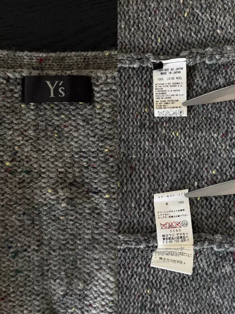 Yohji Yamamoto Yohji Yamamoto 11AW Mottled Wool Cardigan shirt Size XS / US 0-2 / IT 36-38 - 6 Thumbnail