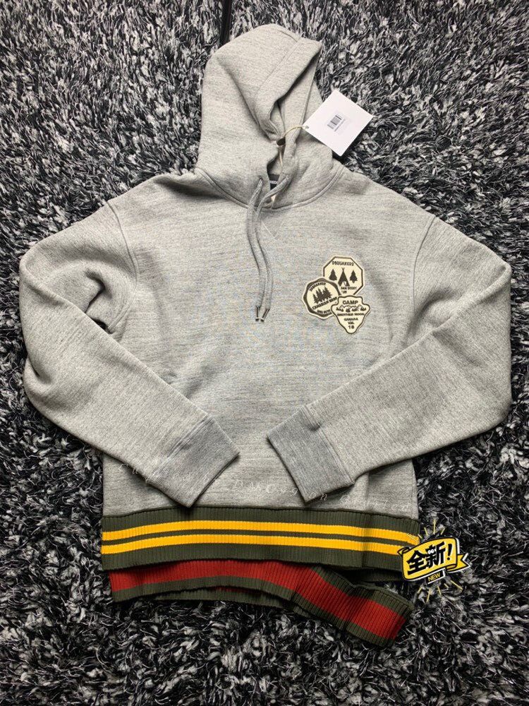Dsquared2 DSQUARED2 Gray Hoodie Size US M / EU 48-50 / 2 - 1 Thumbnail