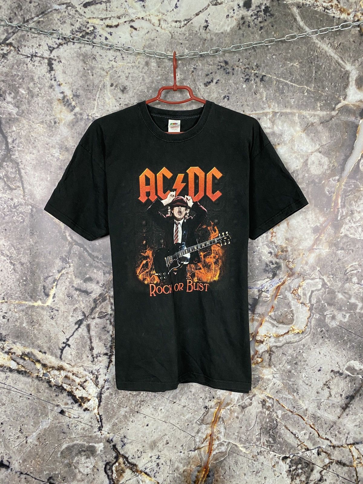 AC/DC × Vintage Men’s T Shirt AC/DC Rock Or Bust 2015-2016 Size XL Size US XL / EU 56 / 4 - 2 Thumbnail