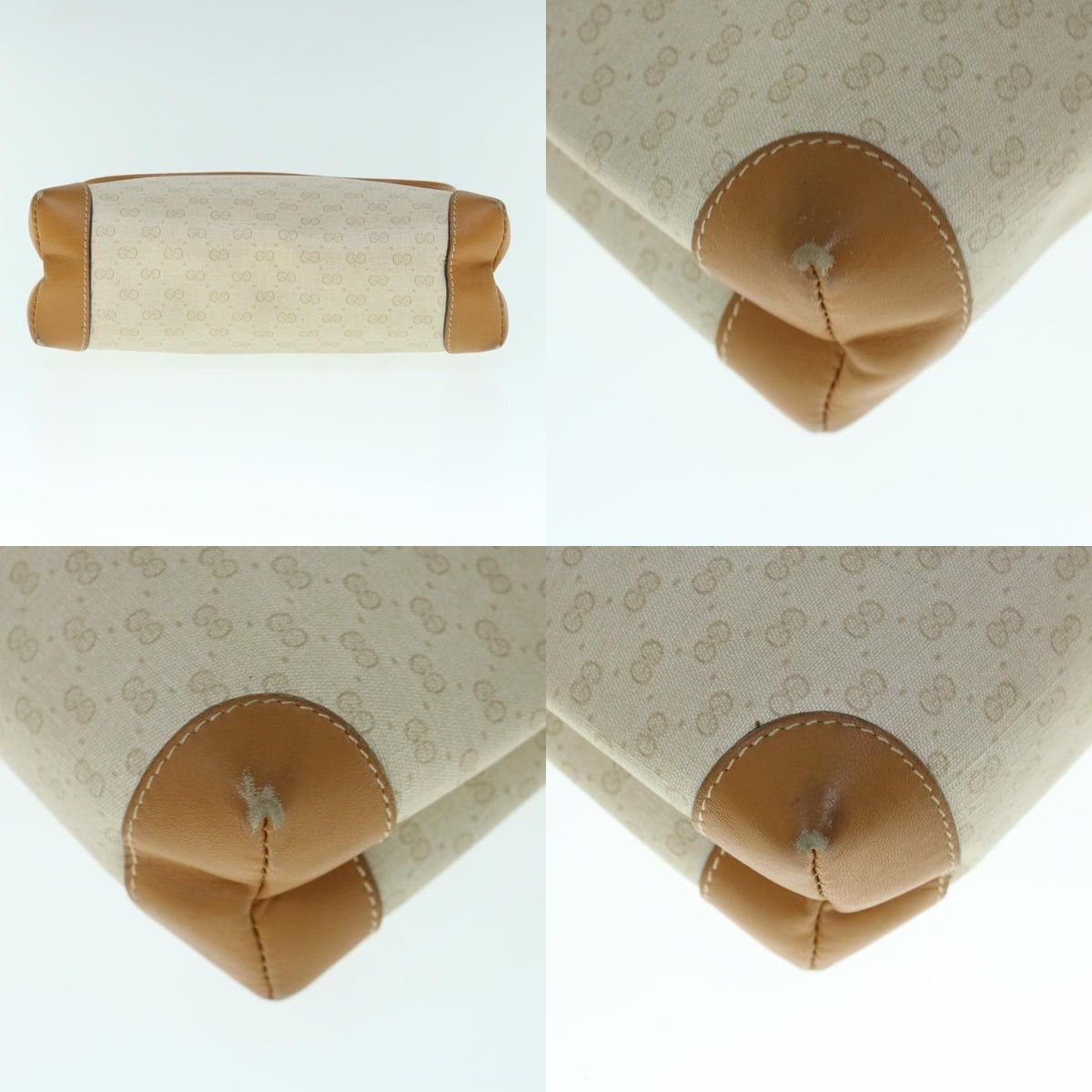 Gucci GUCCI Micro GG Supreme Shoulder Bag Pvc Beige 007 123 007 Size ONE SIZE - 10 Thumbnail