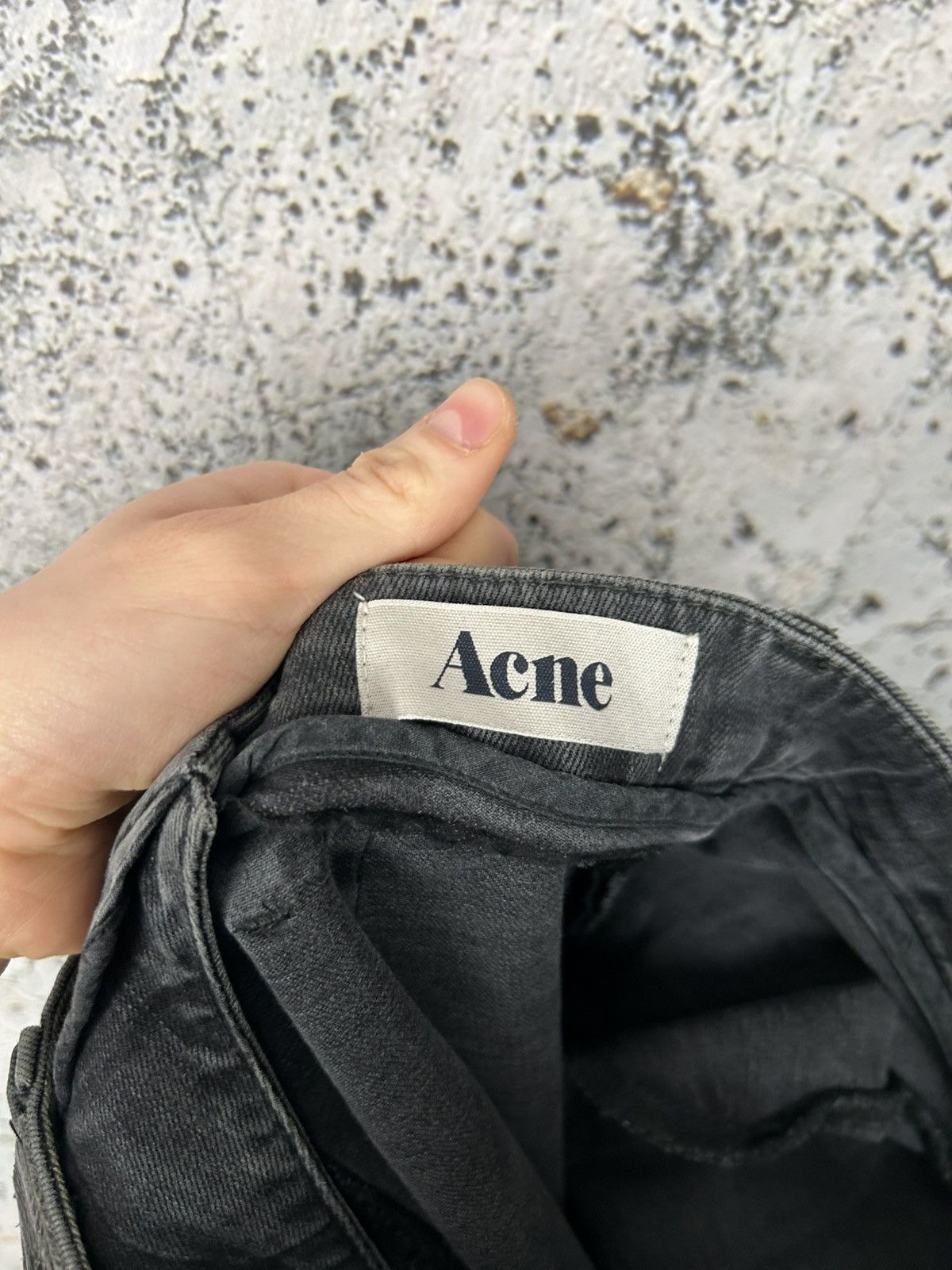 Acne Studios Acne Skin Grey Basement Jeans Vintage Streetwear Designer Size US 28 / EU 44 - 6 Thumbnail