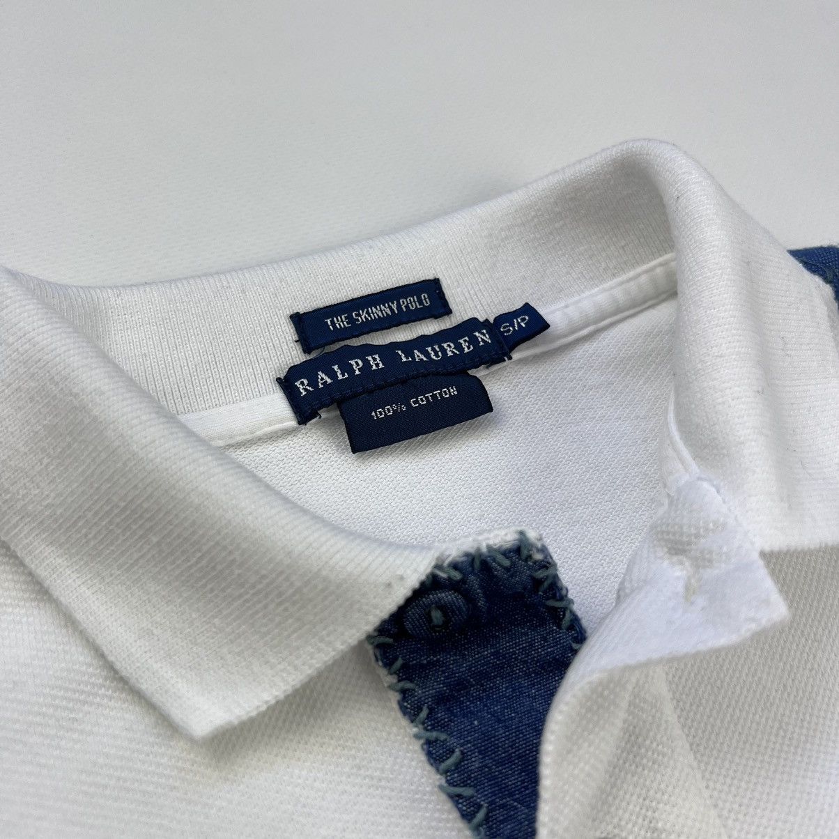 Polo Ralph Lauren × Vintage Polo Ralph Lauren patchwork polo shirt wmns Size US S / EU 44-46 / 1 - 3 Thumbnail