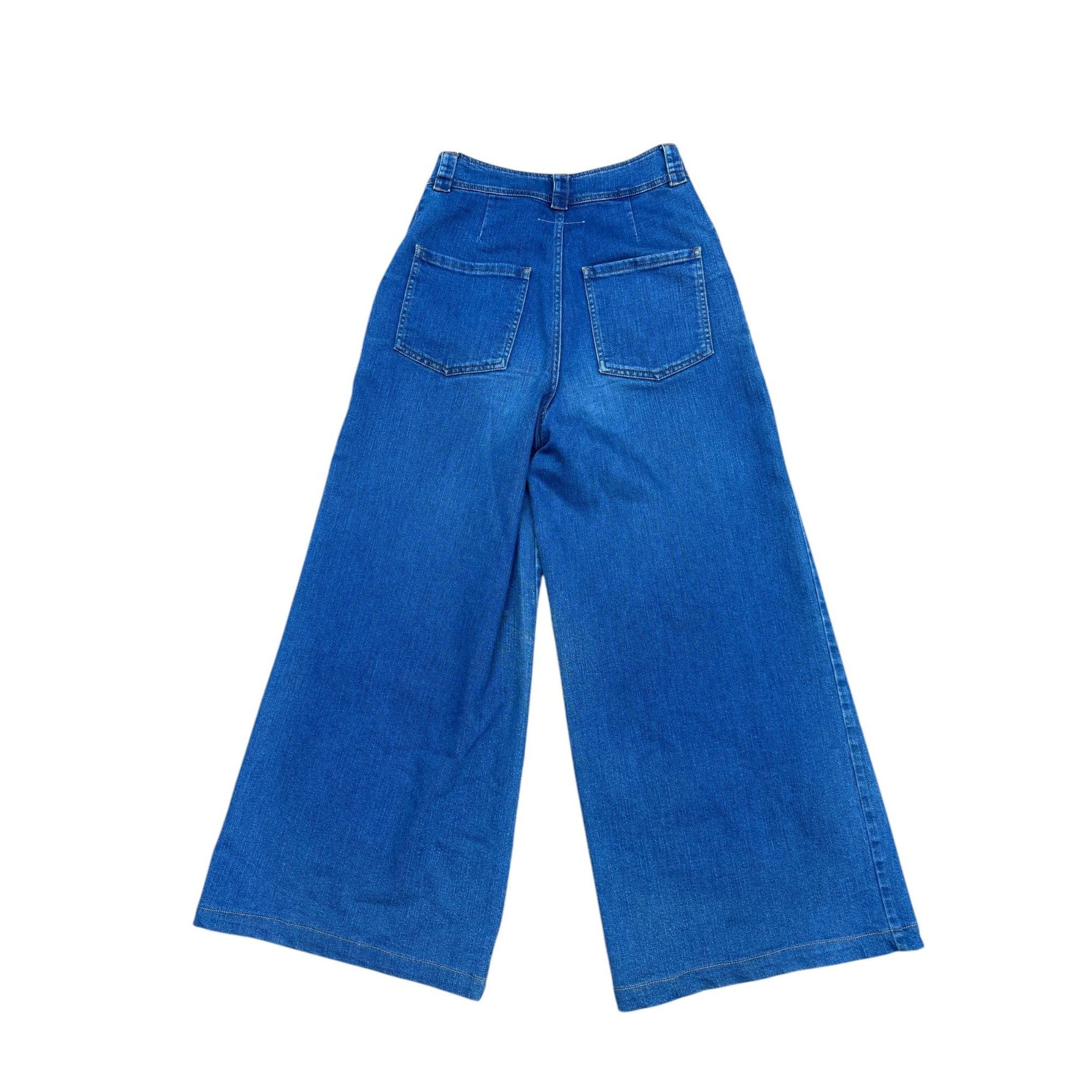 Maison Margiela Blue High Waist Denim Pants Size 27" / US 4 / IT 40 - 4 Thumbnail