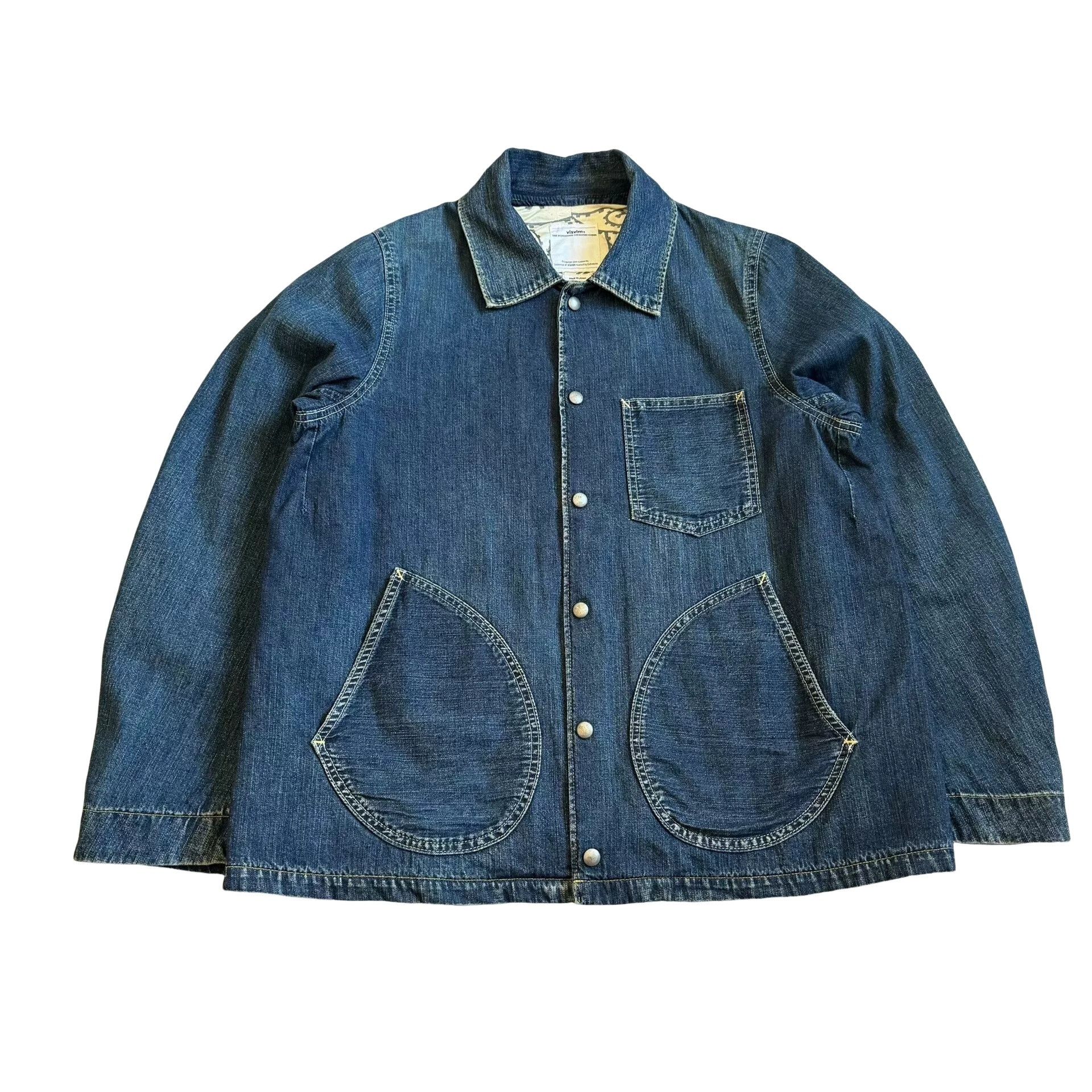 Visvim Visvim Damaged Indigo Outland Denim Jacket Size M Size US M / EU 48-50 / 2 - 1 Thumbnail