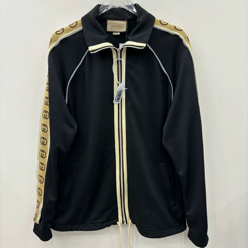 Gucci Gucci Side Logo Stripe Long Sleeve Jacket-dmc Size US L / EU 52-54 / 3 - 1 Thumbnail