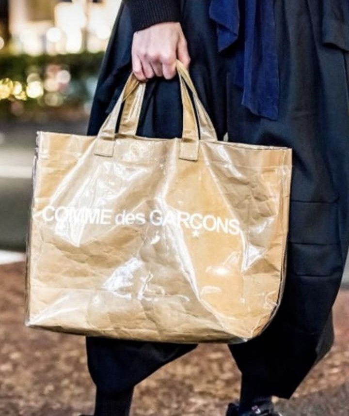 Comme des Garcons Comme des Garçons SHIRT PVC Kraft Paper Tote Bag Size ONE SIZE - 1 Thumbnail