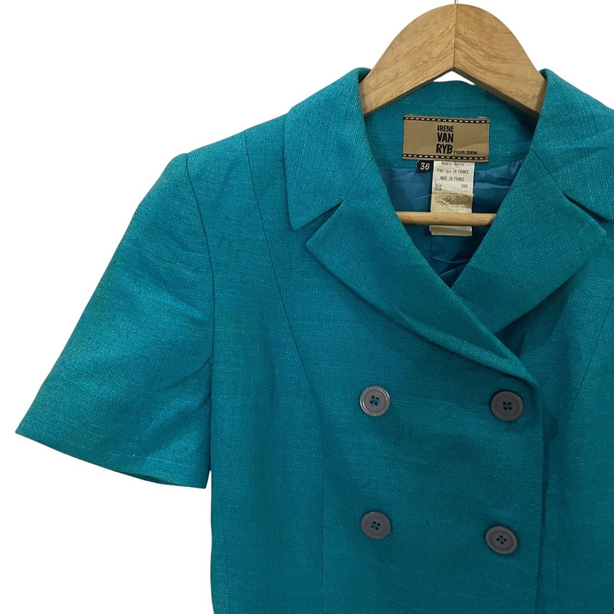 Other Vintage Irene Van Ryb Pour Idem Jacket Size M / US 6-8 / IT 42-44 - 3 Thumbnail