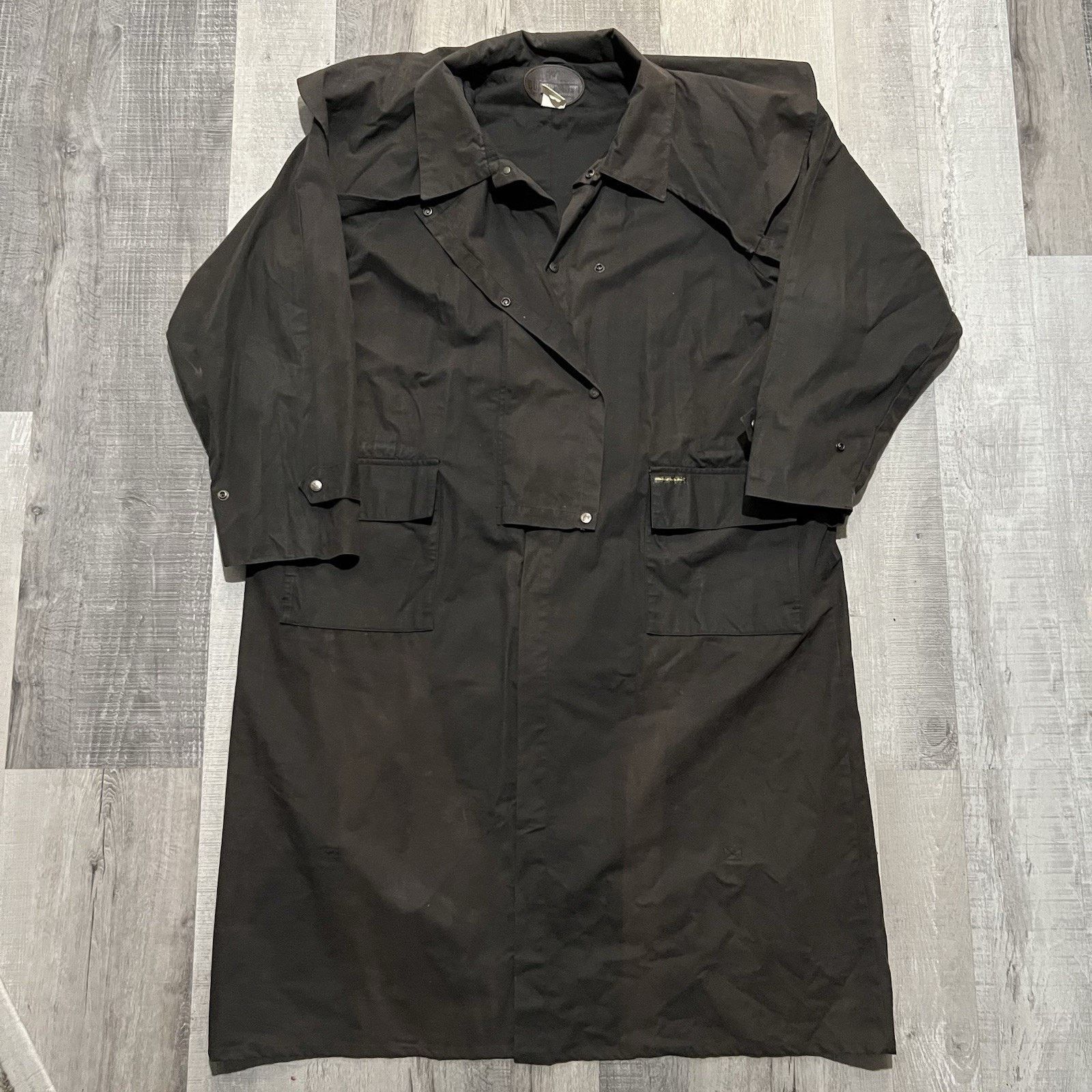 Vintage Vintage Bushtrader Waxed Canvas Cotton Duster Riding Jacket Size 3XL / US 20-22 - 1 Thumbnail