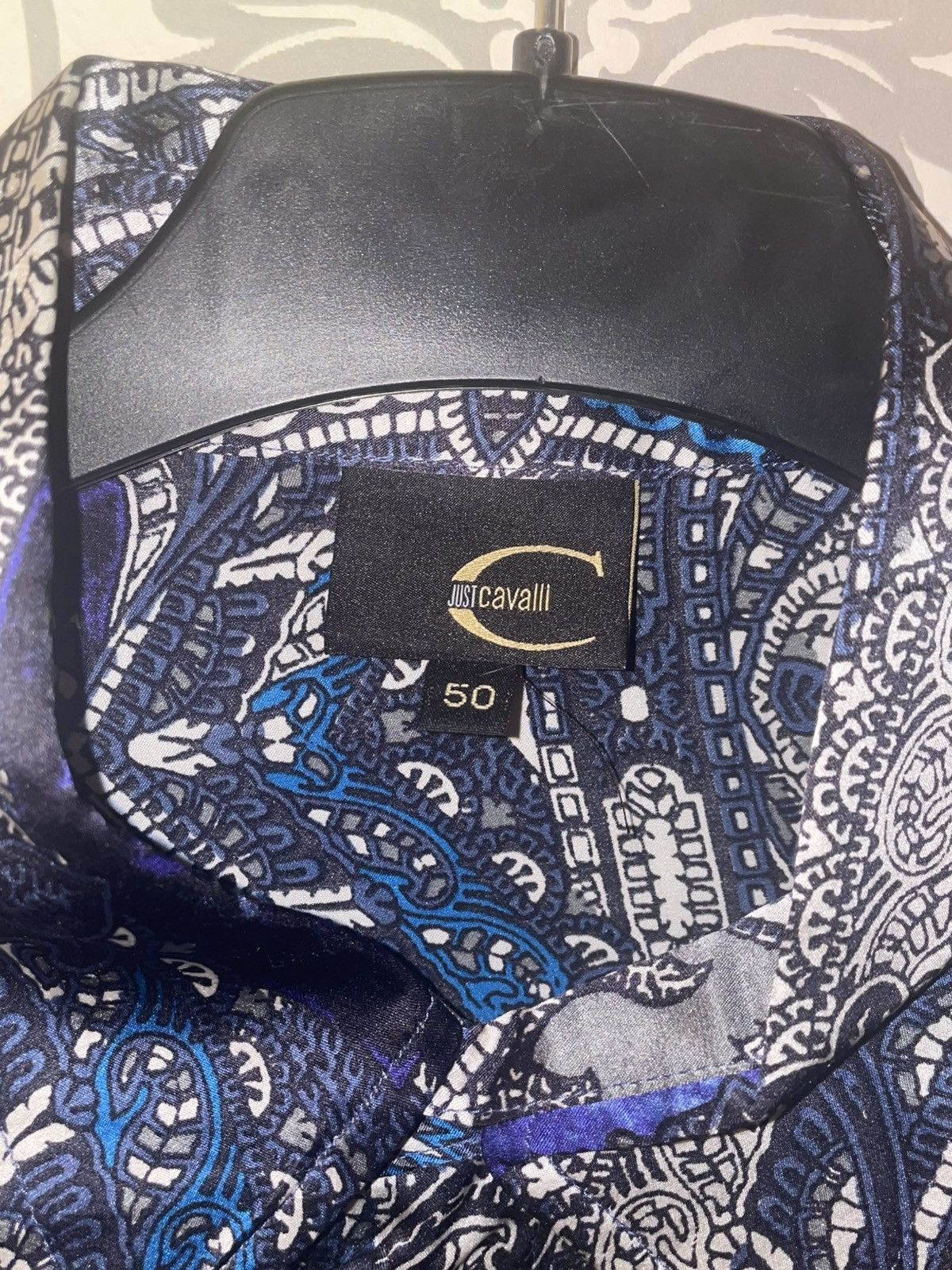 Just Cavalli Rare Vintage Roberto Cavalli Archive Silk Shirt Size US M / EU 48-50 / 2 - 5 Thumbnail