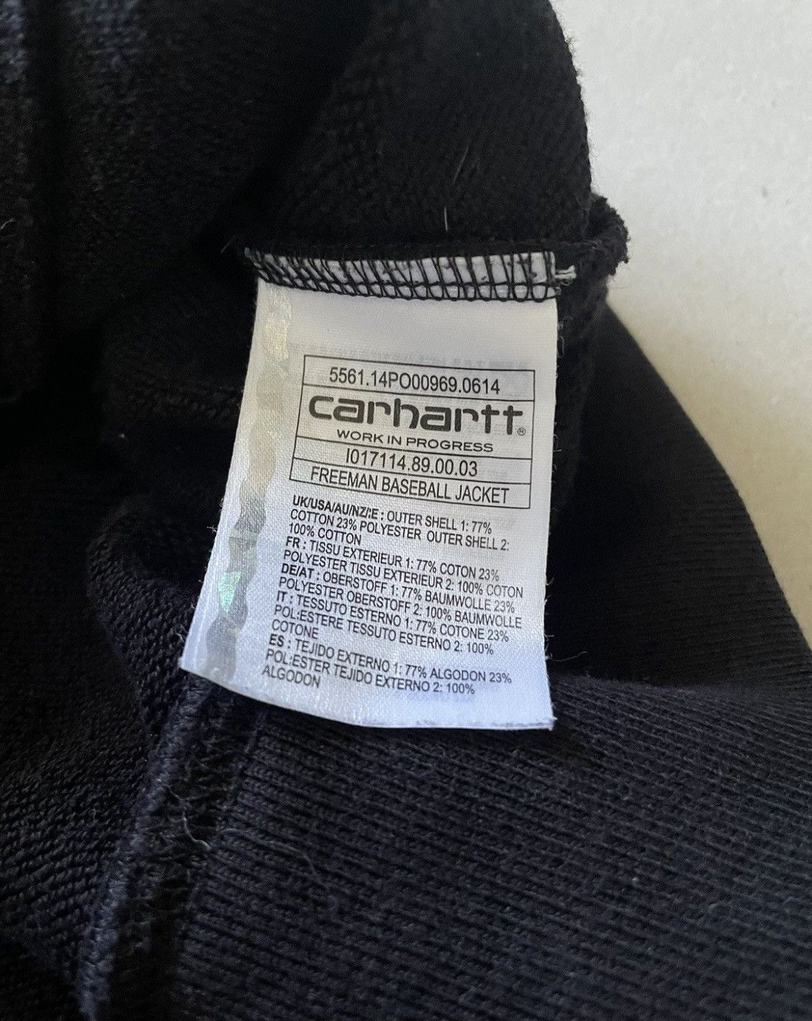 Carhartt Vintage Carhartt Freeman Baseball Jacket Full Zip Size US L / EU 52-54 / 3 - 4 Thumbnail