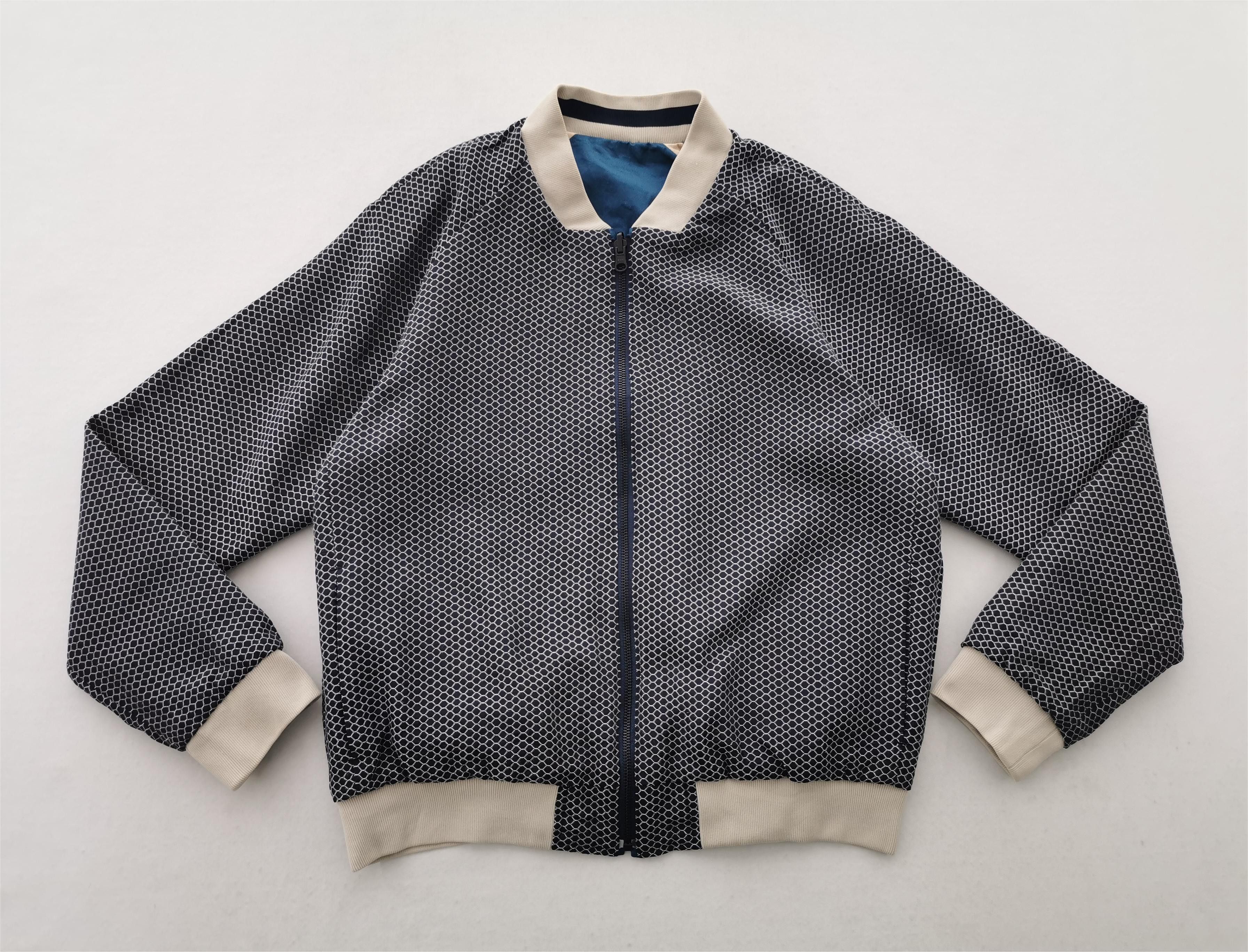 FACTOTUM Factotum Honey Comb Reversible Bomber Jacket Made In Japan Size US S / EU 44-46 / 1 - 3 Thumbnail