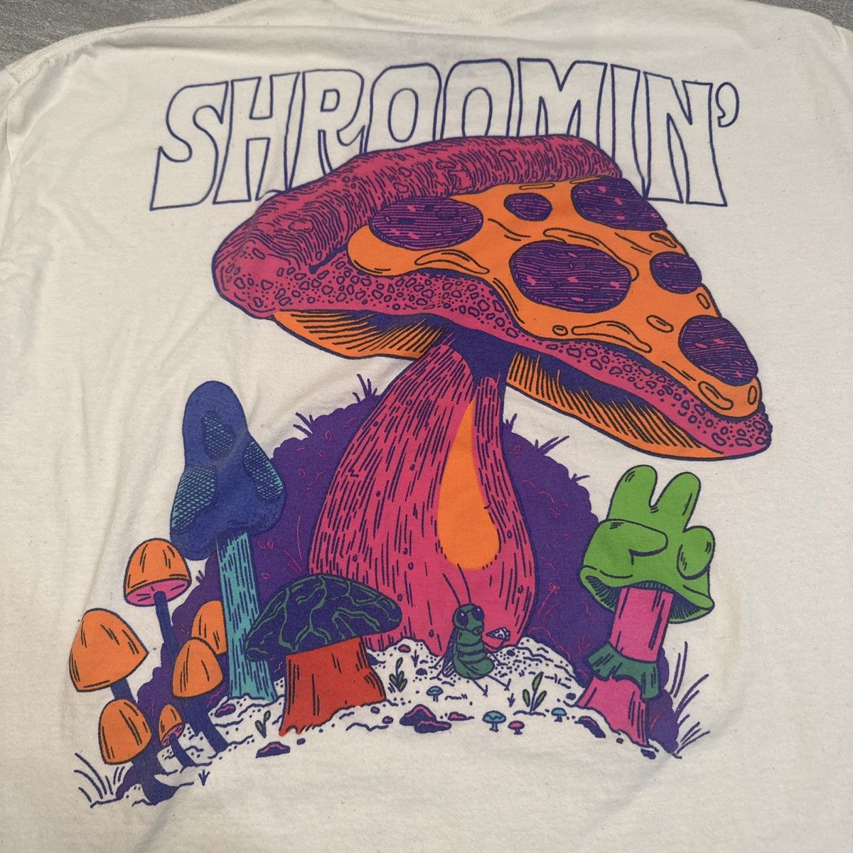 Other Mellow Mushroom Shroomin Shrooms Trippy Psychedelic Shirt Size US XL / EU 56 / 4 - 2 Thumbnail