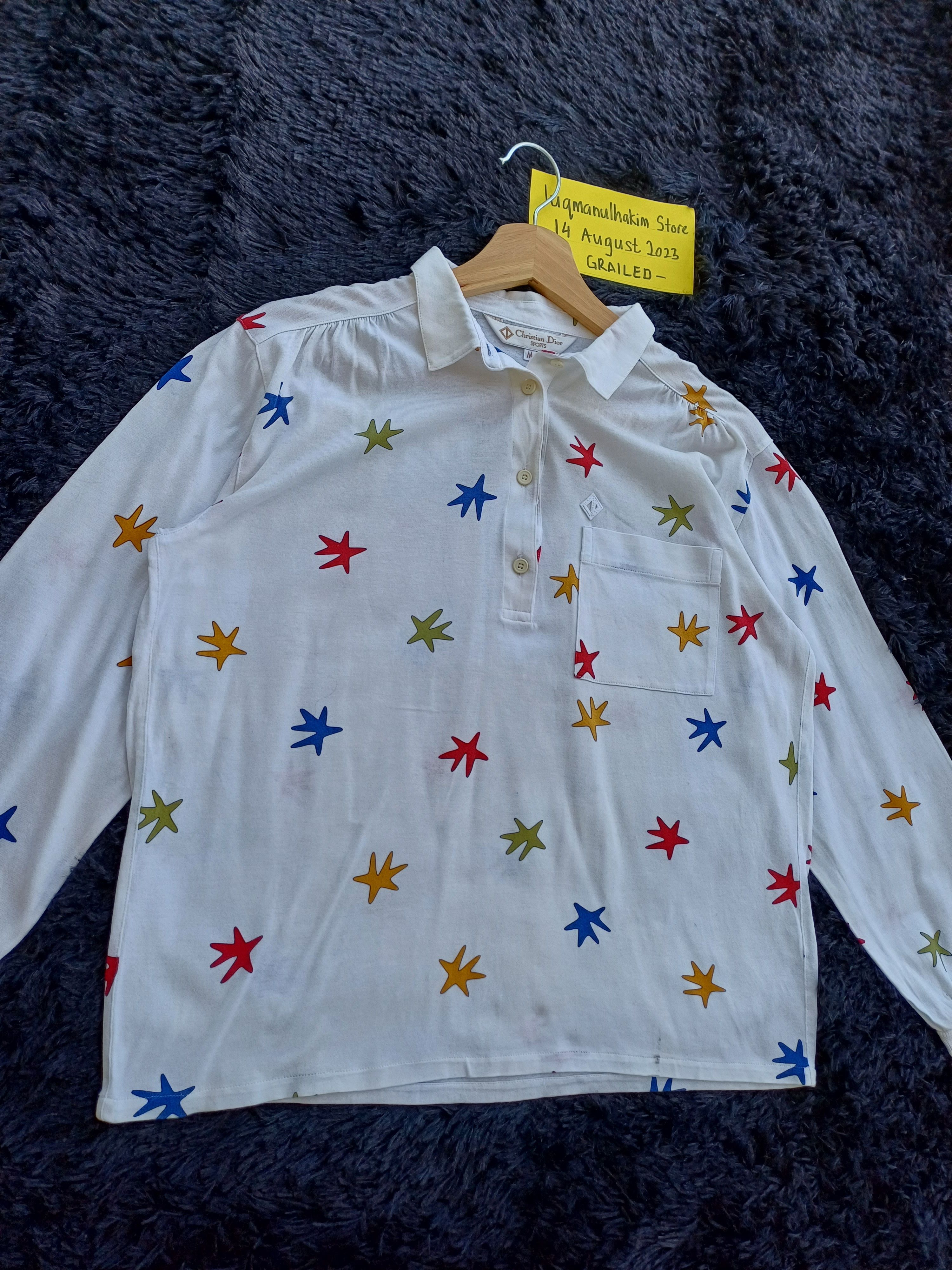 Christian Dior Monsieur Rare Vintage Christian Dior Sports Polo Shirt Size US M / EU 48-50 / 2 - 3 Thumbnail