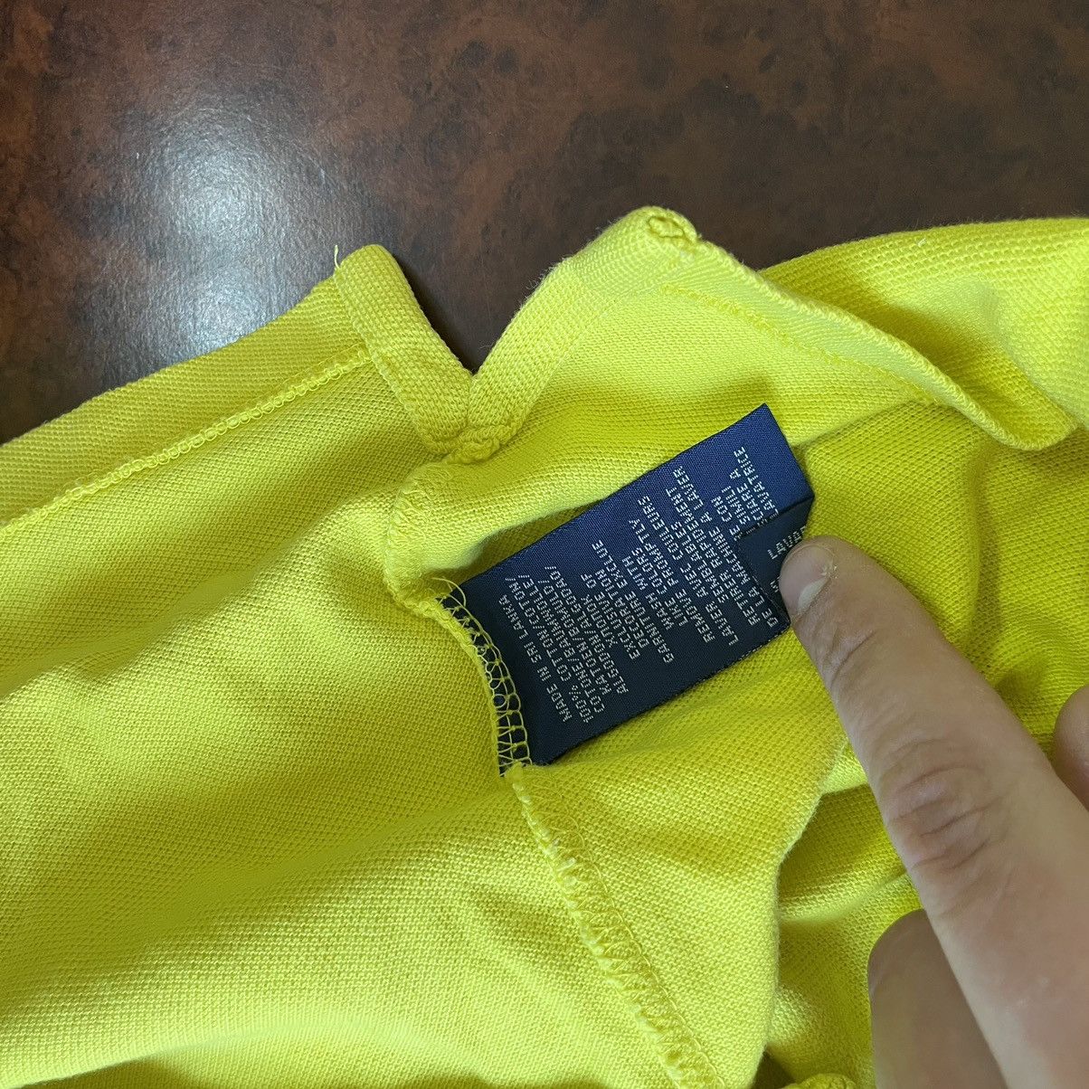 Polo Ralph Lauren × Vintage VINTAGE POLO RALPH LAUREN BIG PONY 3 YELLOW FADED POLO Size XL / US 12-14 / IT 48-50 - 6 Thumbnail