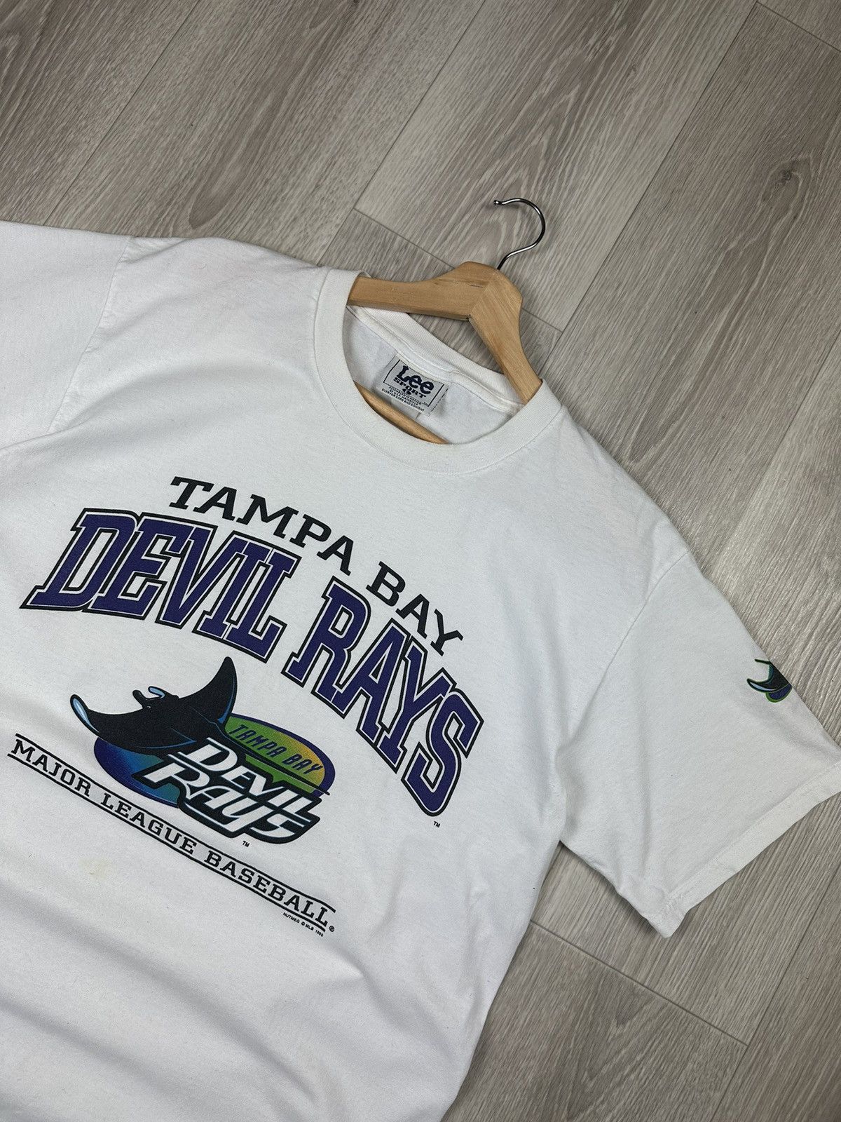 MLB Vintage T-Shirt 1998 Lee X MLB Devil Rays Size US L / EU 52-54 / 3 - 2 Thumbnail