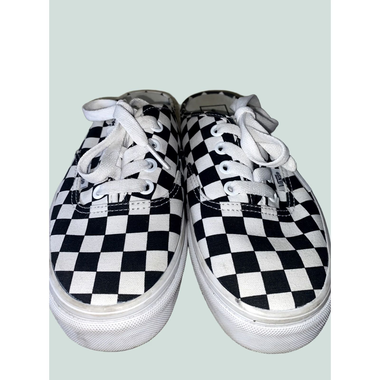 Vans VANS Slip-On Women's Sneakers Black White Checker Size 6 US 6 UK 8 Colorful Athletic Shoes Men's? Size US 8 / IT 38 - 1 Thumbnail